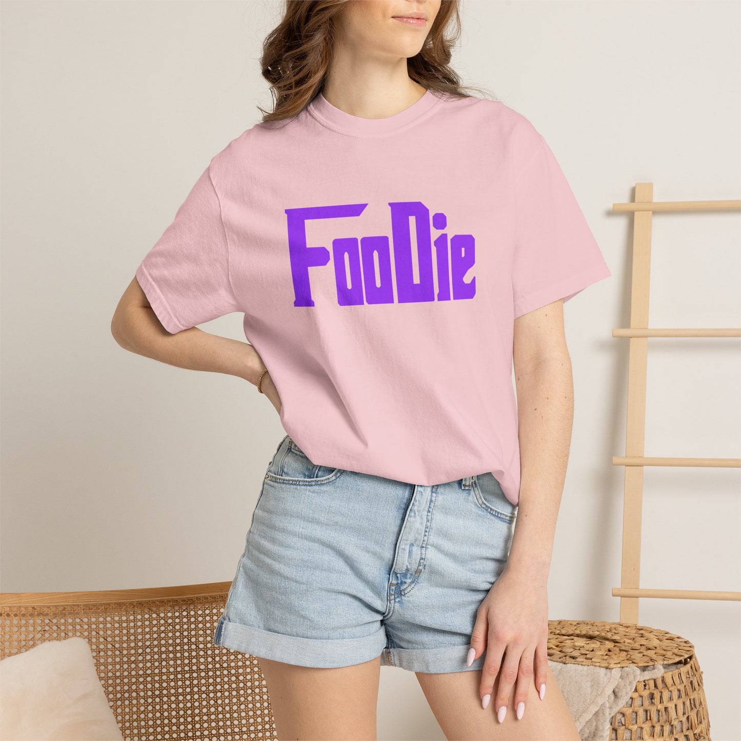 LO.E.F Foodie Unisex Tee Shirt (Bright Purple)