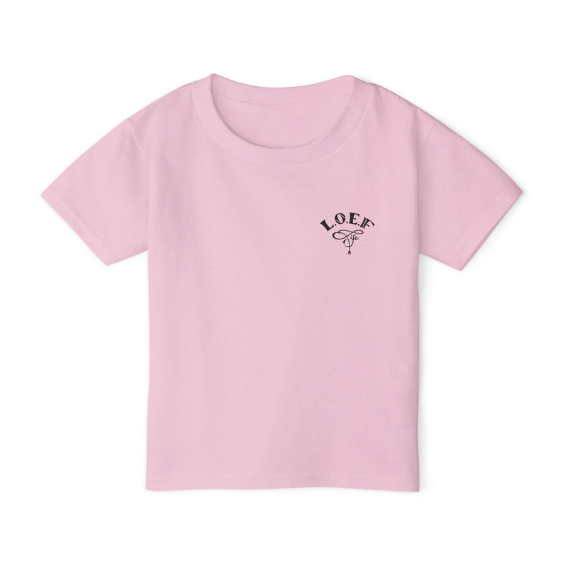 L.O.E.F Foodie 4Life Baby Tee Shirt (Fiery Red)