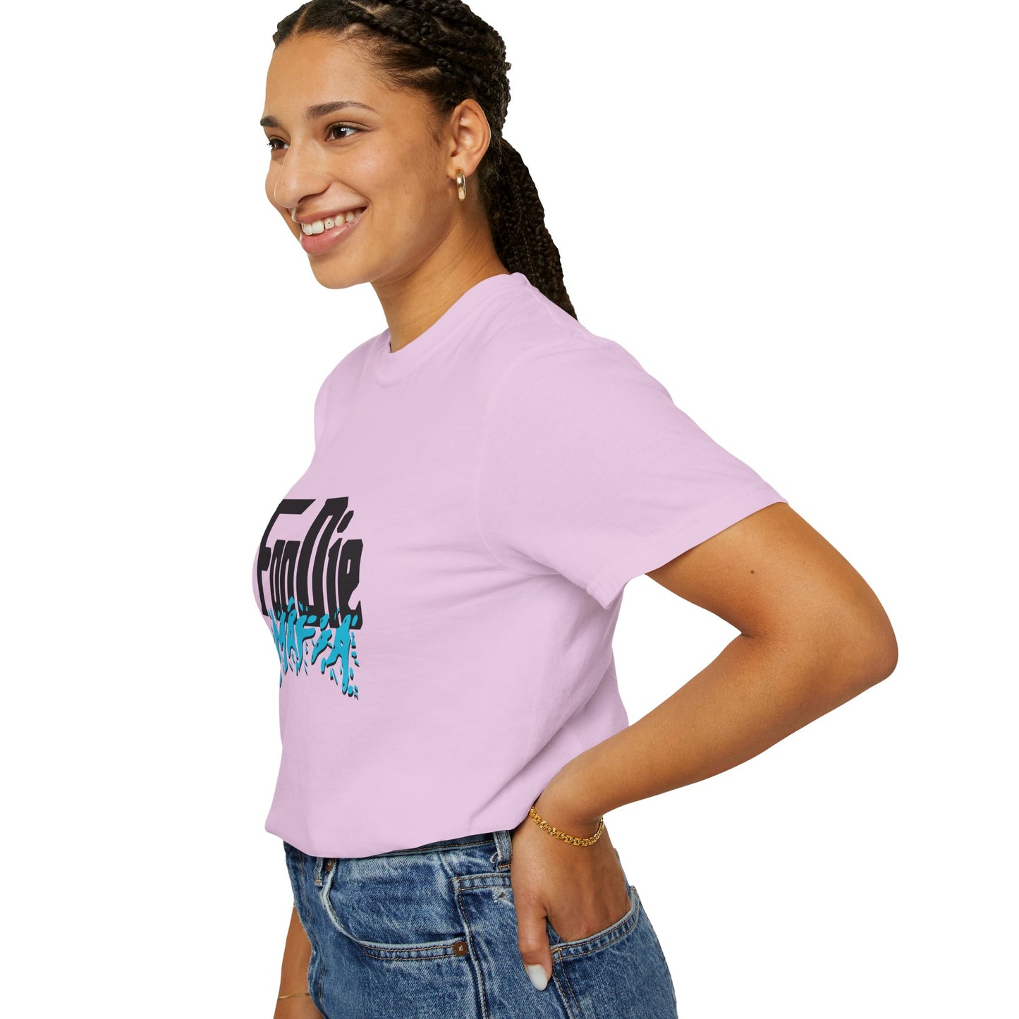 L.O.E.F Foodie Mafia Unisex Tee Shirt (Aqua Blue)