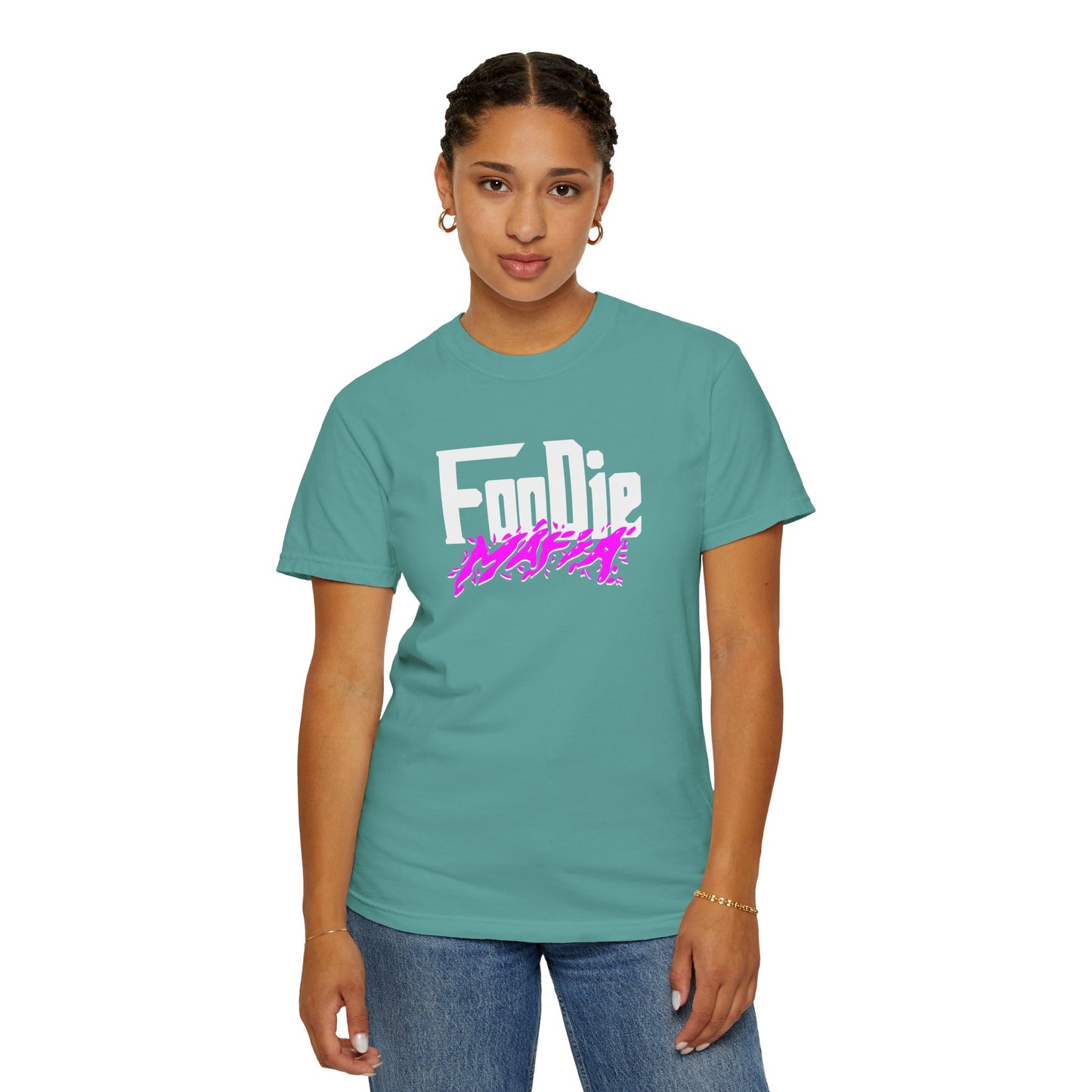 L.O.E.F Foodie Mafia Unisex Tee Shirt  (Purple)