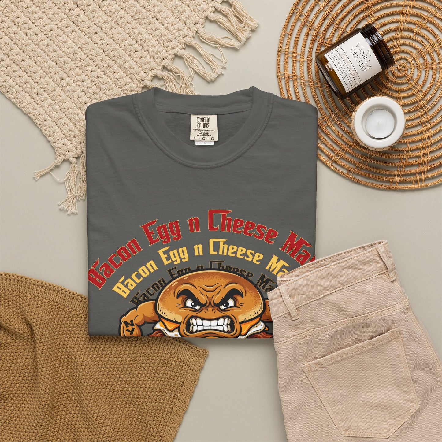 L.O.E.F Bacon Egg n Cheese Mafia Unisex Tee Shirt