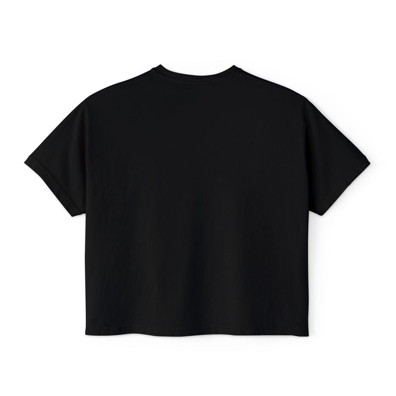 L.O.E.F White Foodie Mafia Boxy Tee  (Bright Purple)