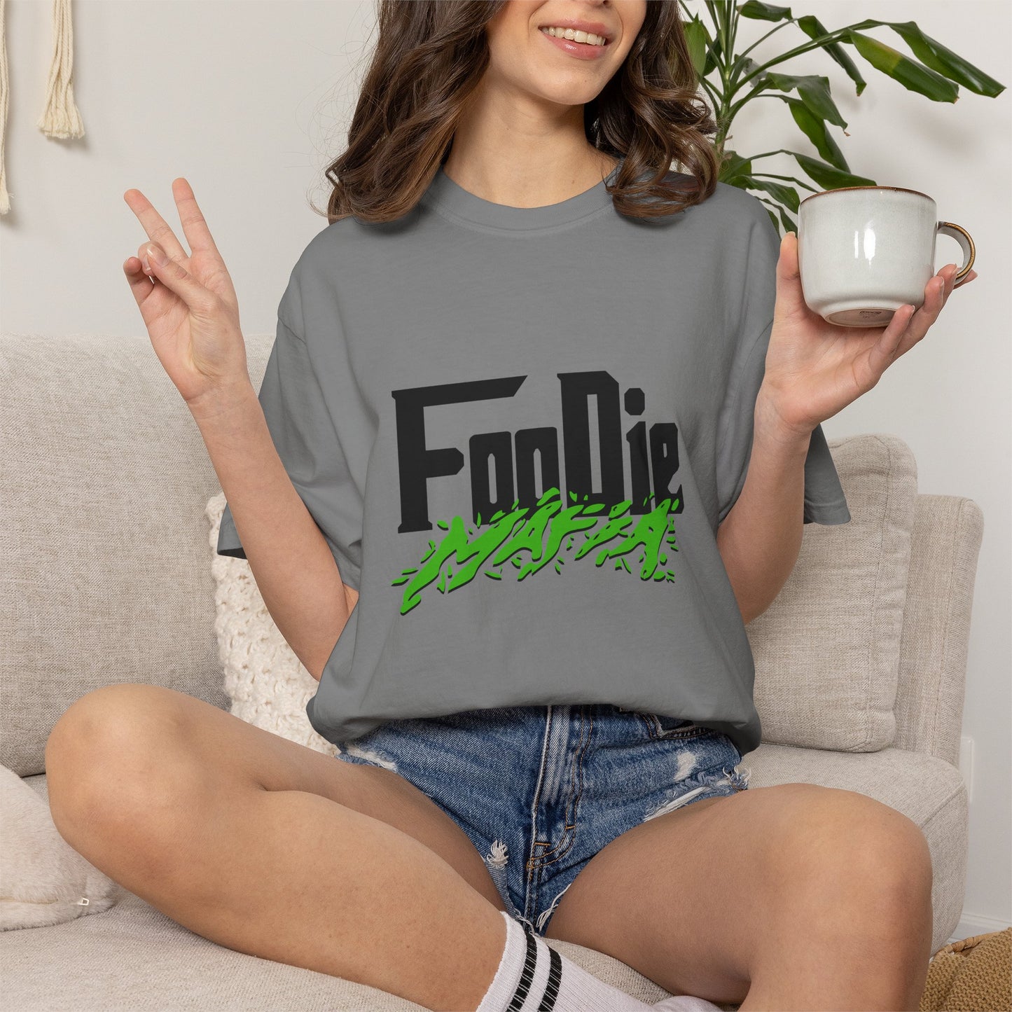 L.O.E.F Foodie Mafia Tee Shirt (Kelly Green)