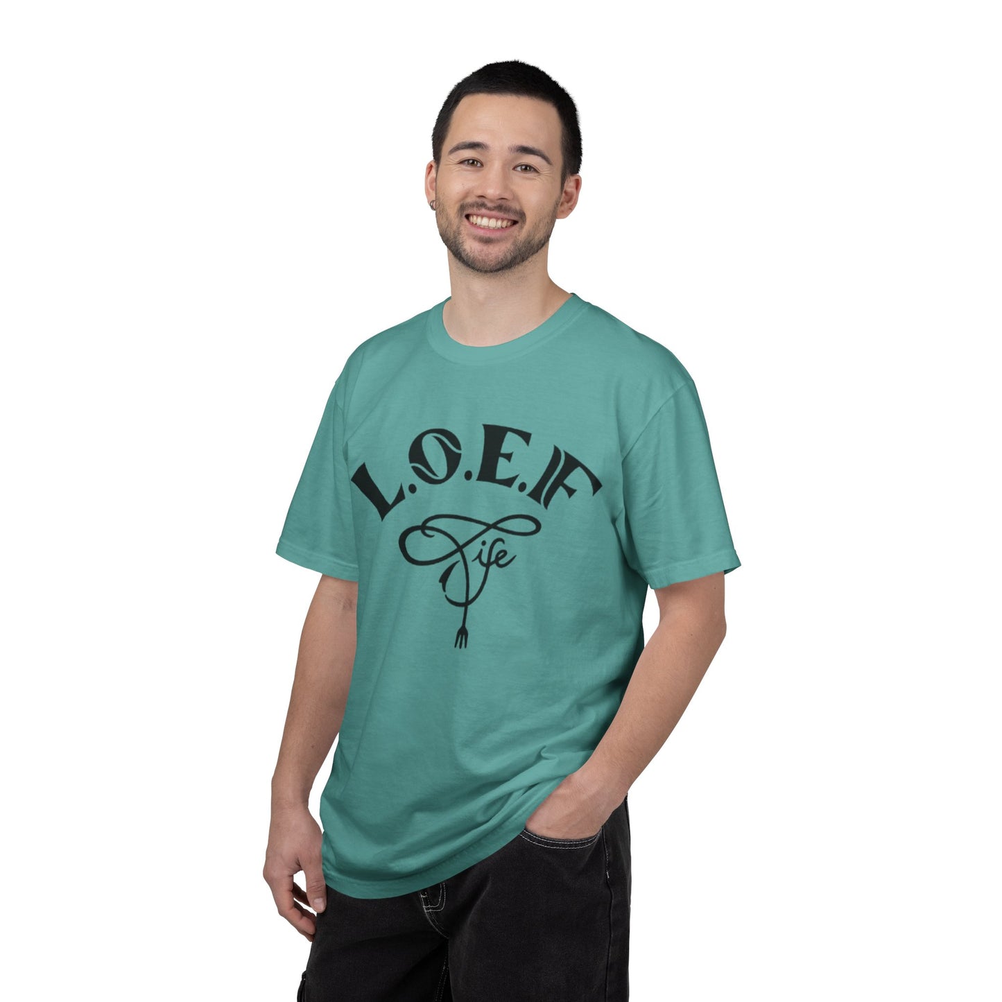 L.O.E.F Life Unisex Tee Shirt (Black)