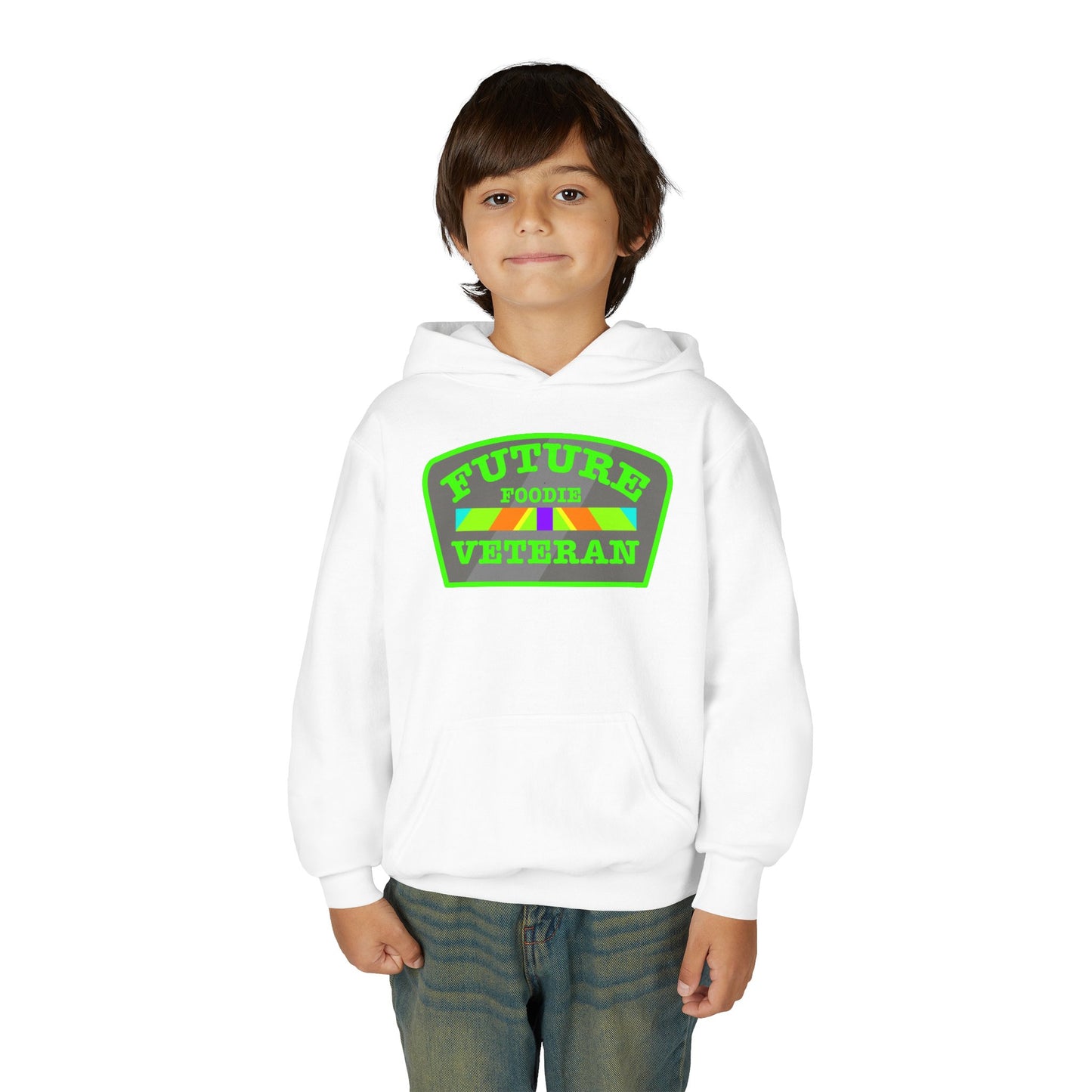 L.O.E.F Future Foodie Veteran Kids Hoodie (Neon Green)