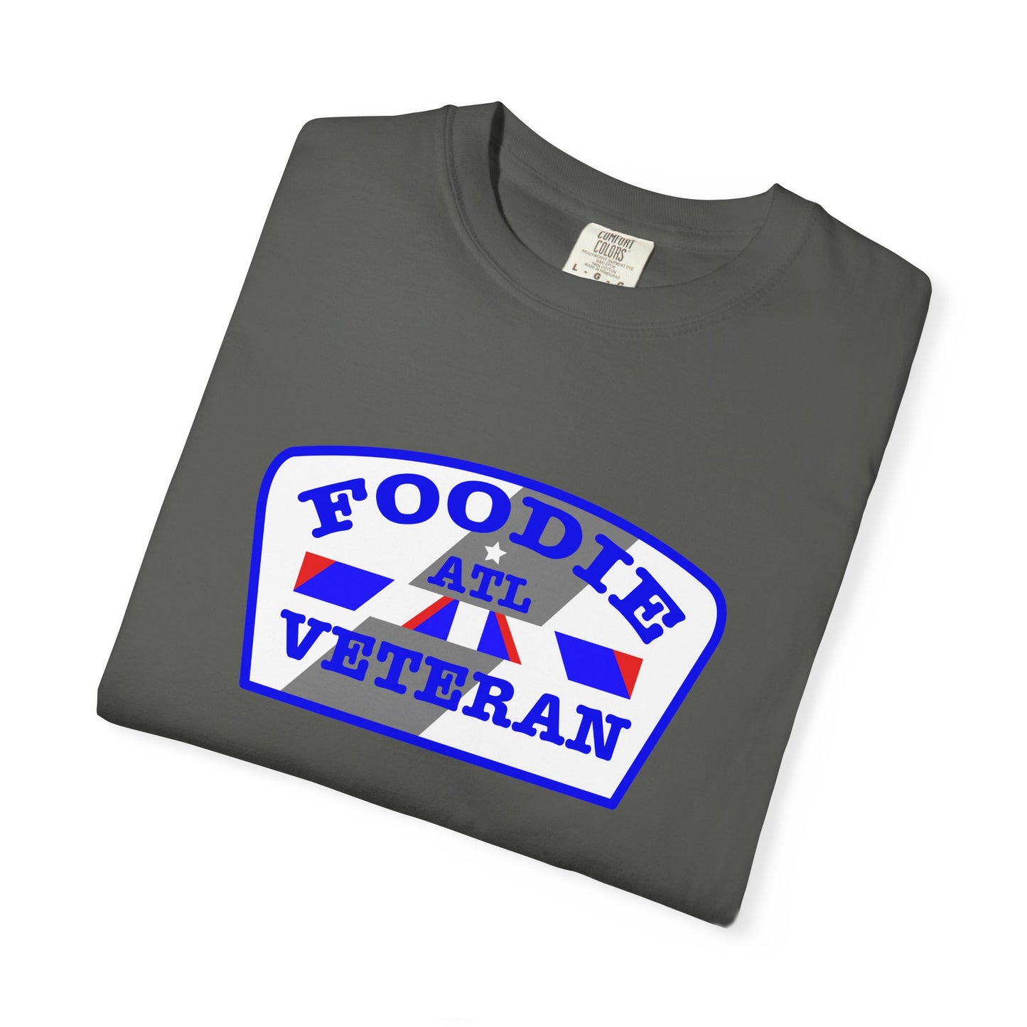 L.O.E.F Foodie Veteran ATL Unisex Tee Shirt (Blue)