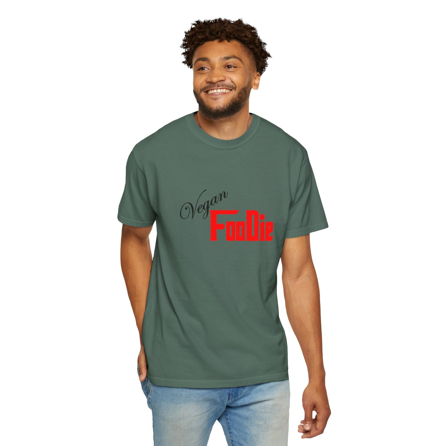 L.O.E.F Unisex Vegan Foodie Tee Shirt (Fiery Red)
