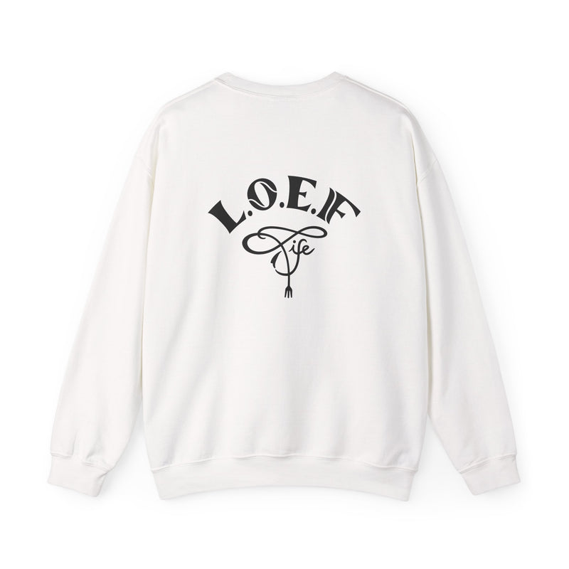 L.O.E.F Foodie 4Life Certified Sweatshirt (Dark Blue)