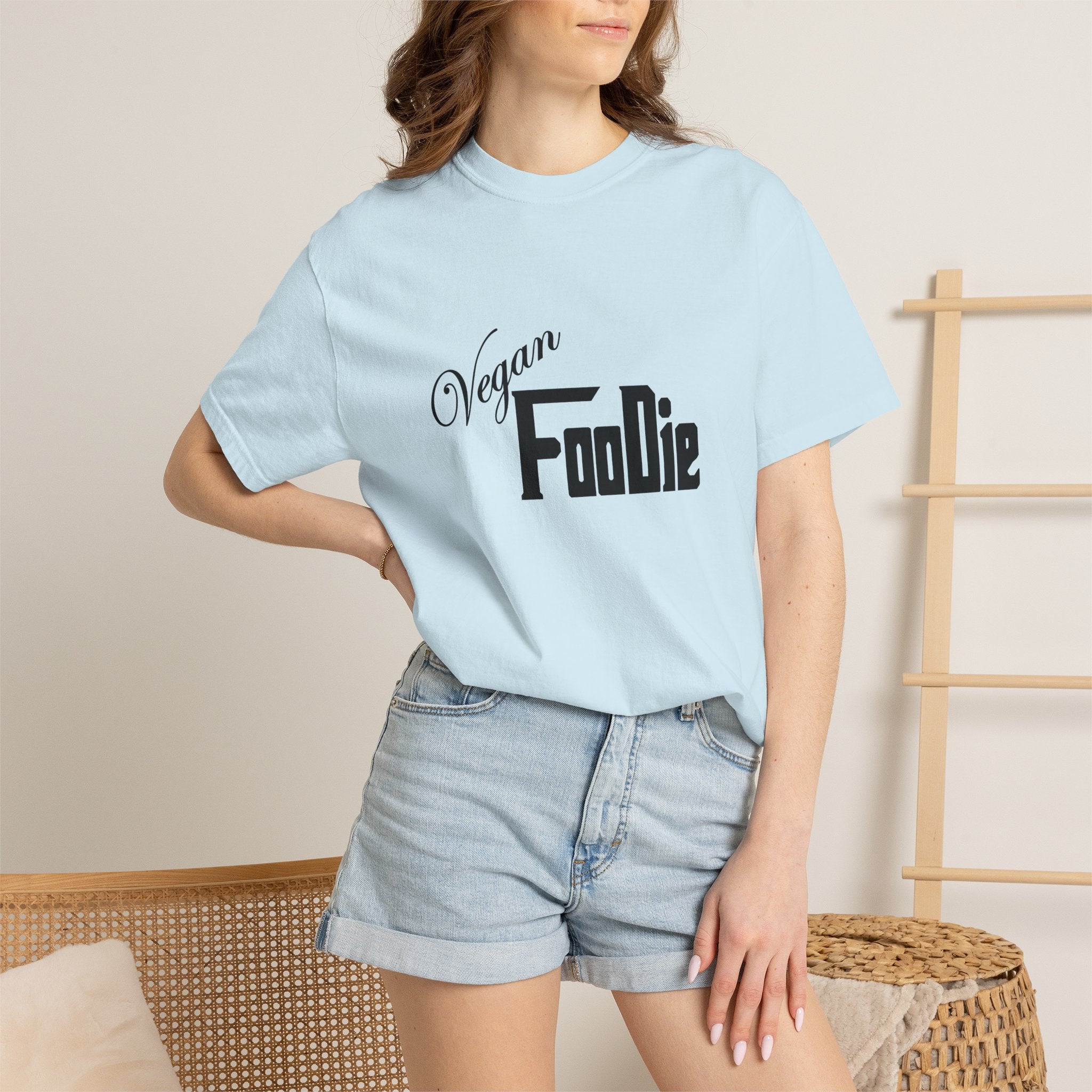 L.O.E.F Unisex Vegan Foodie Tee Shirt (Black)