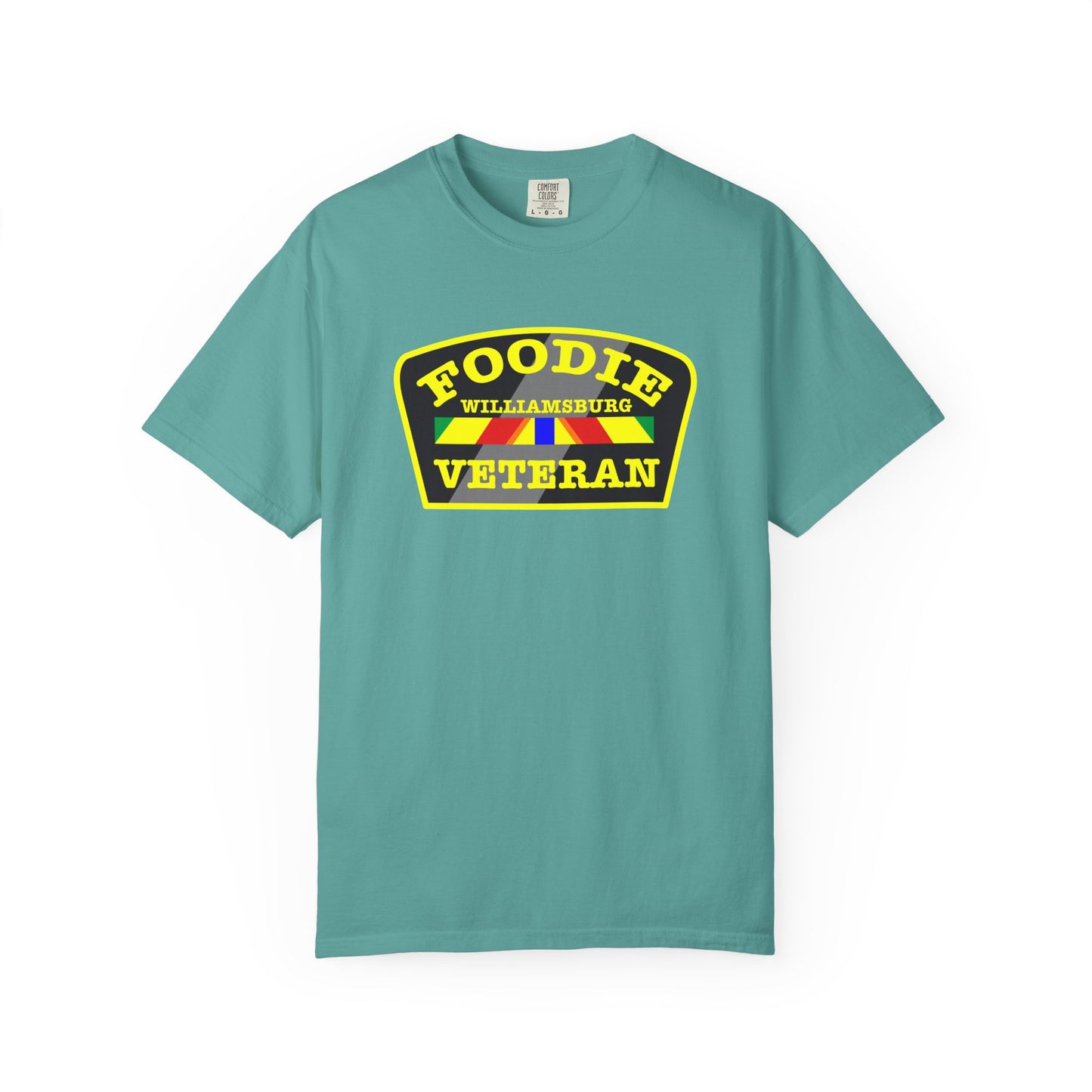 L.O.E.F Foodie Veteran WILLIAMSBURG Unisex Tee Shirt (Yellow)