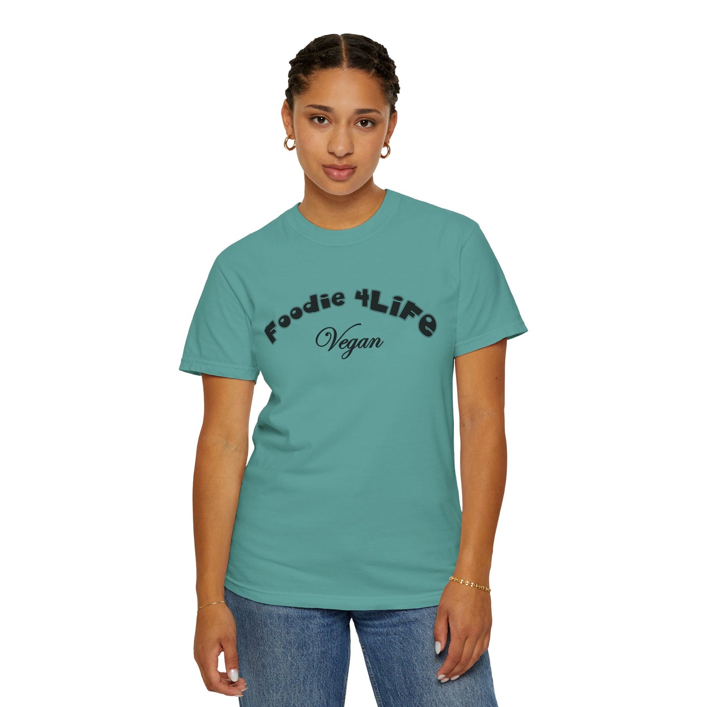 L.O.E.F Foodie 4Life Vegan Unisex Tee Shirt (Black)