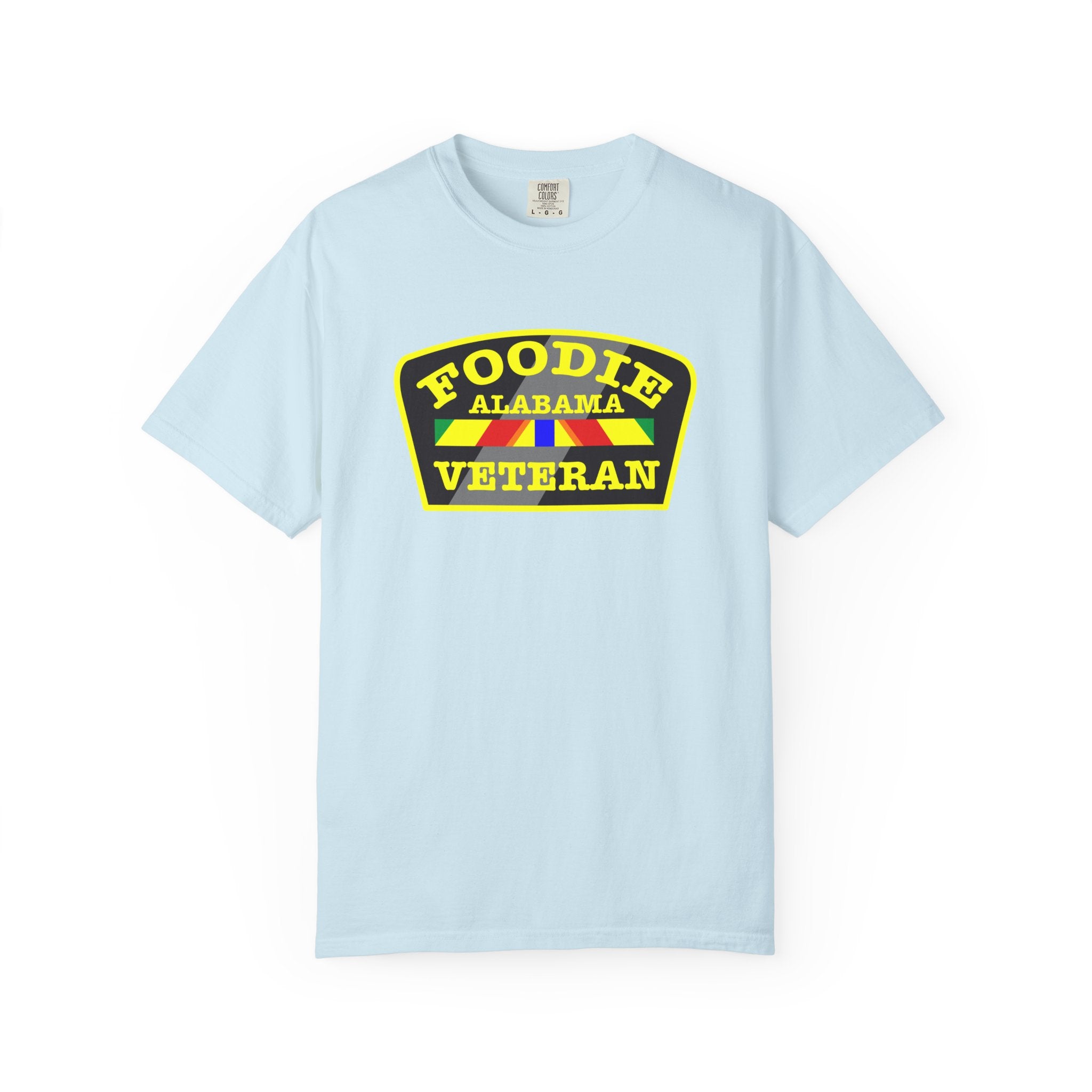 L.O.E.F Foodie Veteran ALABAMA Unisex Tee Shirt (Yellow)