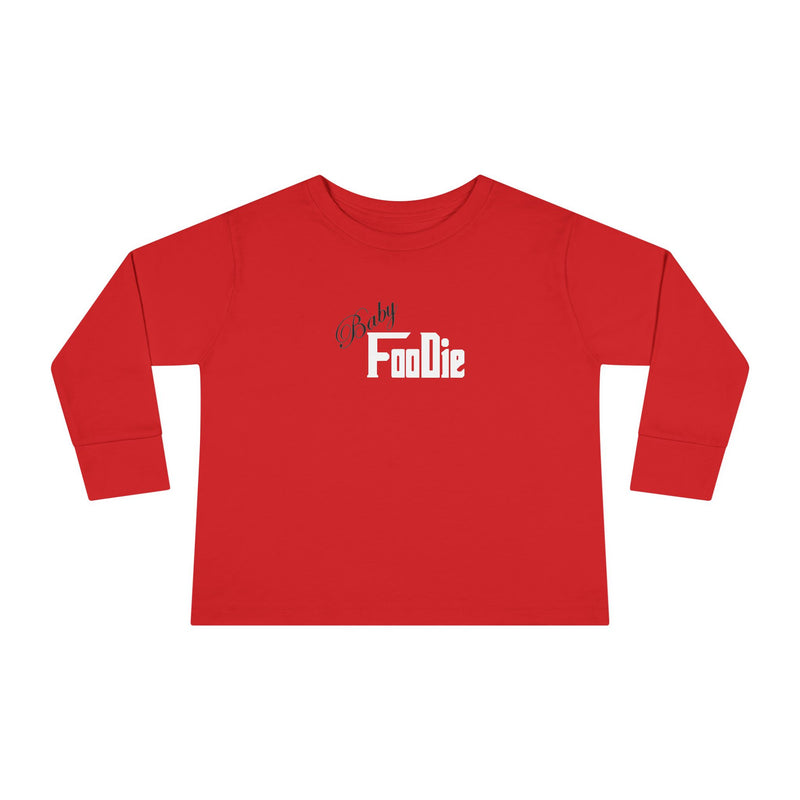 L.O.E.F Future Foodie Toddler Long Sleeve Tee (White)