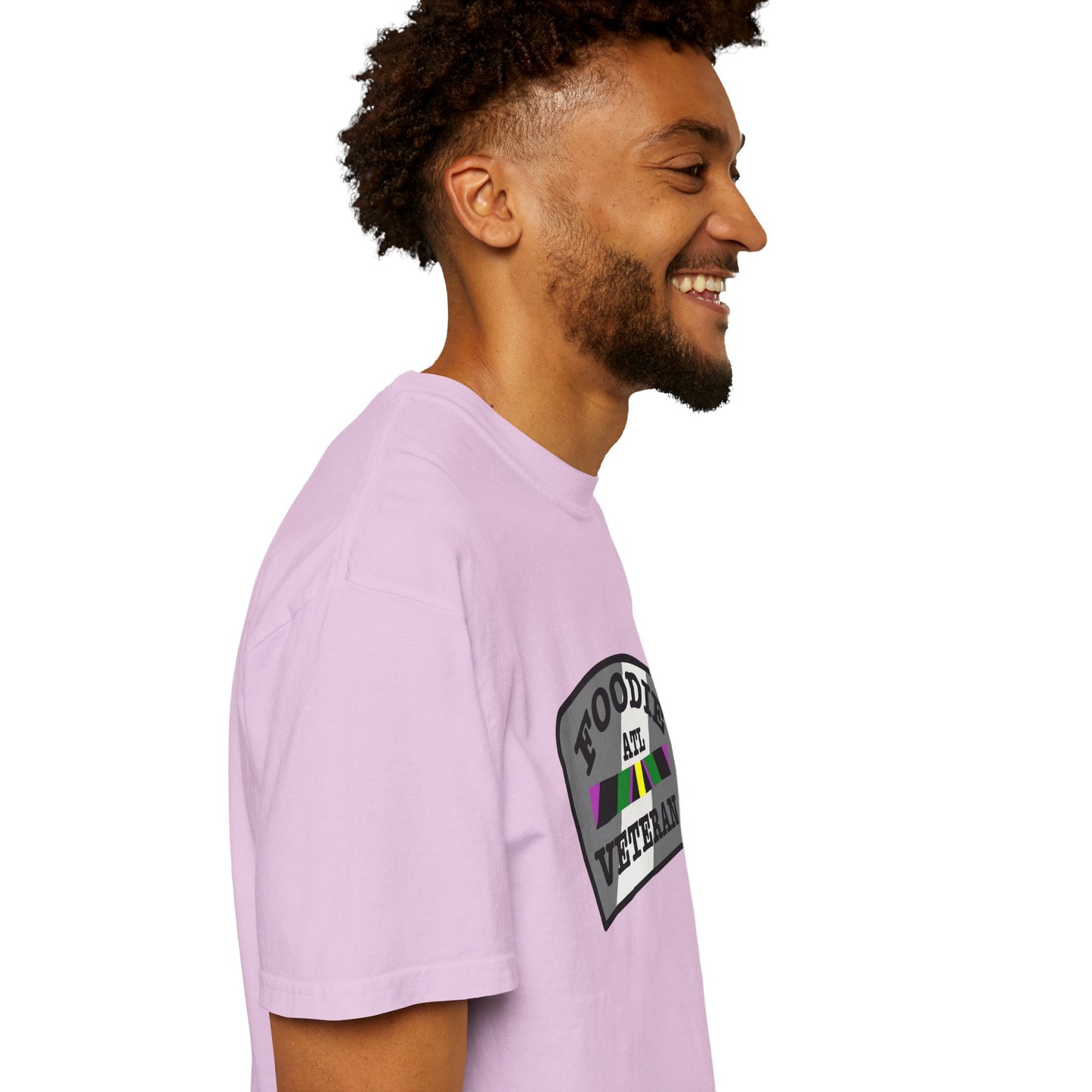 L.O.E.F Foodie Veteran ATL Unisex Tee Shirt (Gray)