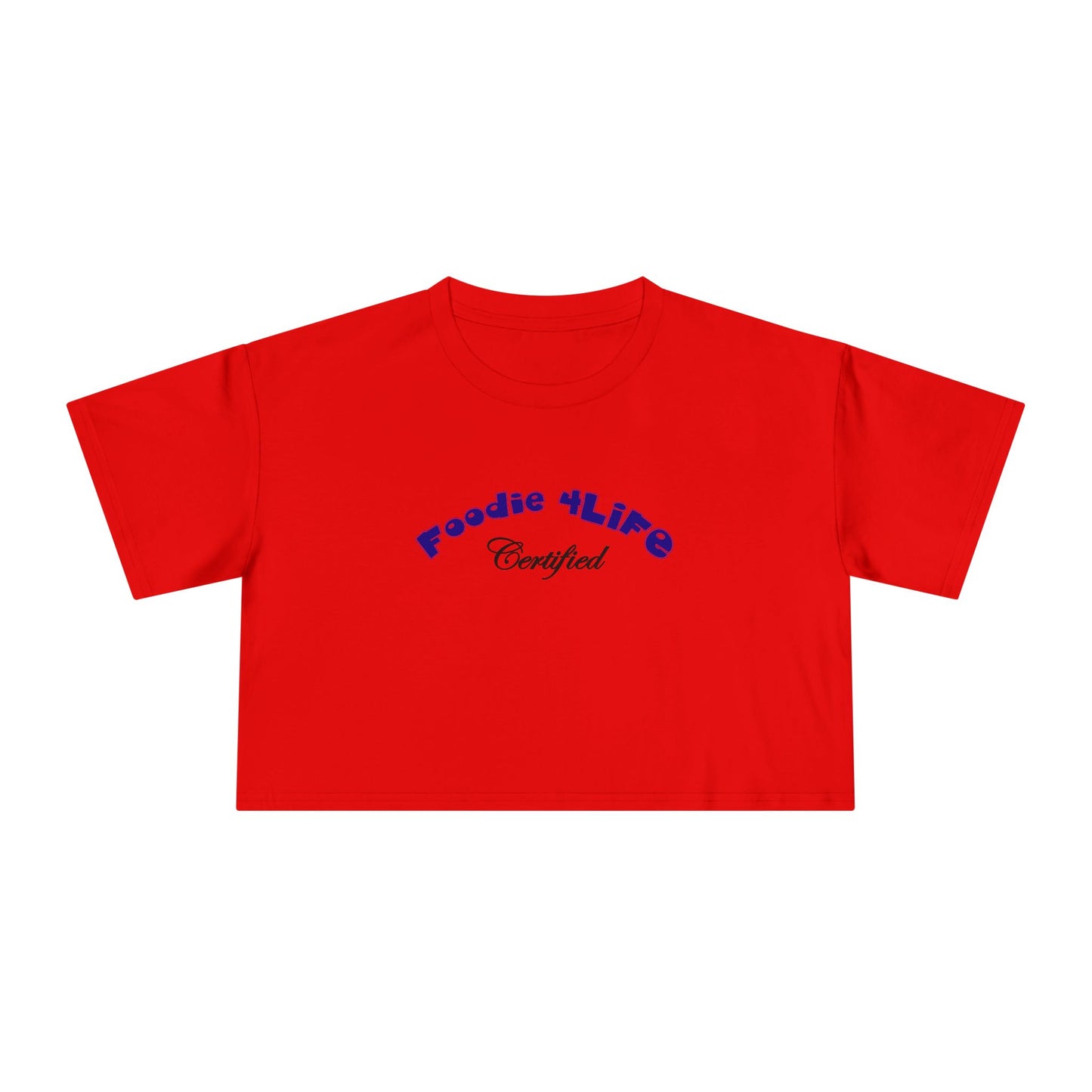 L.O.E.F Foodie 4Life Certified Crop Tee (Dark Blue)