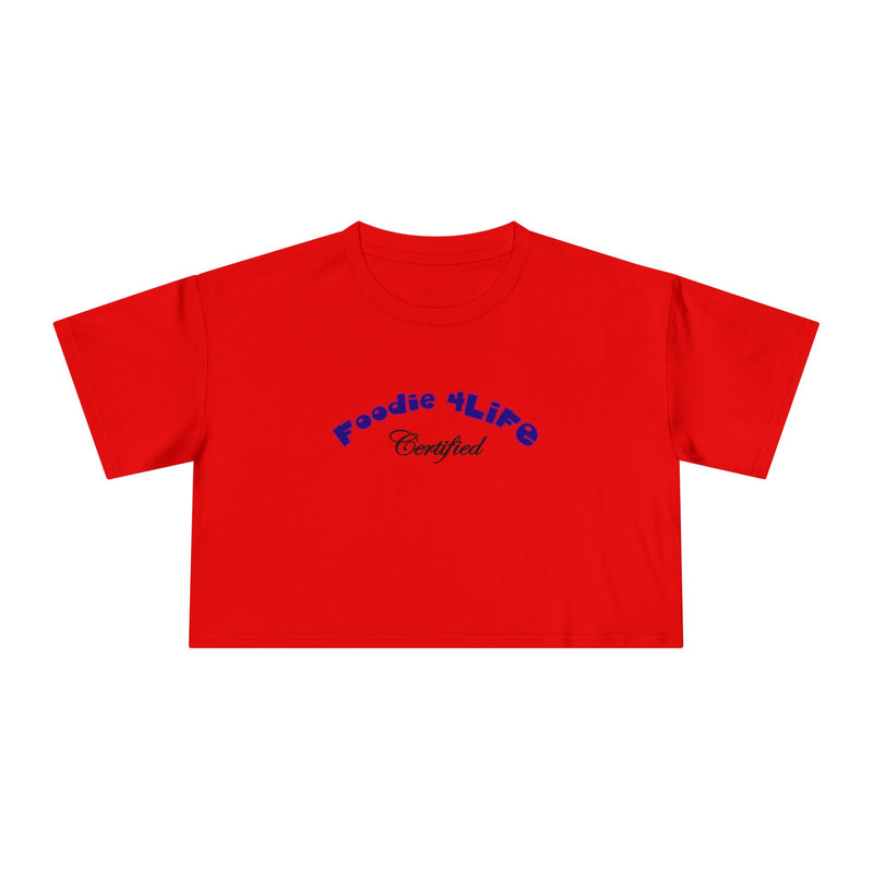 L.O.E.F Foodie 4Life Certified Crop Tee (Dark Blue)