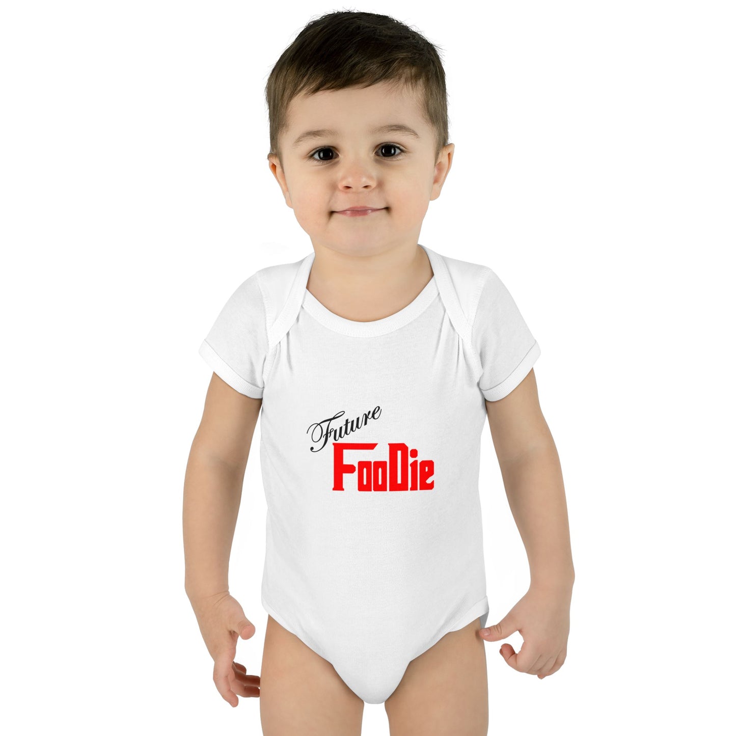 L.O.E.F Future Foodie Toddler Bodysuit (Fiery Red)