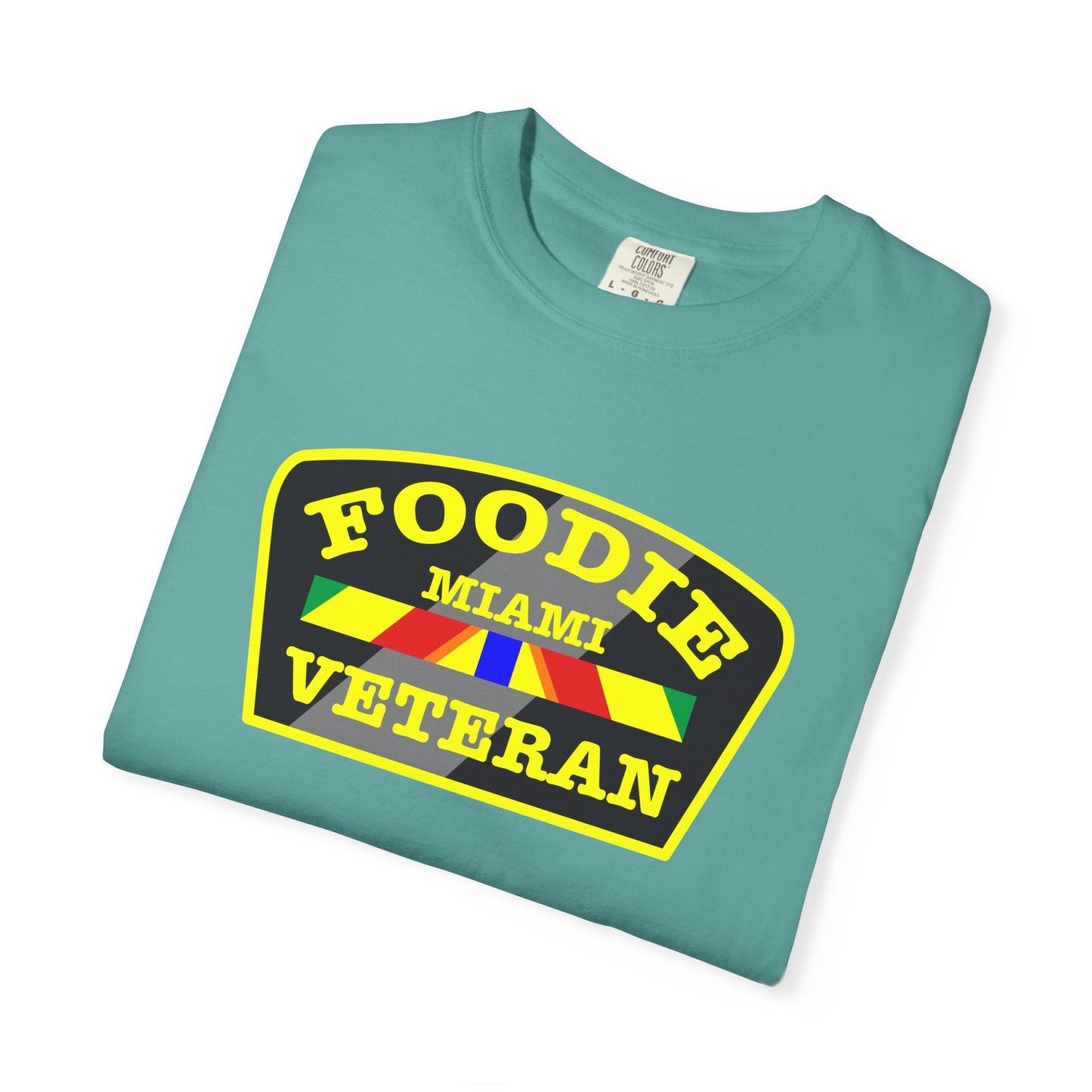 L.O.E.F Foodie Veteran MIAMI Unisex Tee Shirt (Yellow)