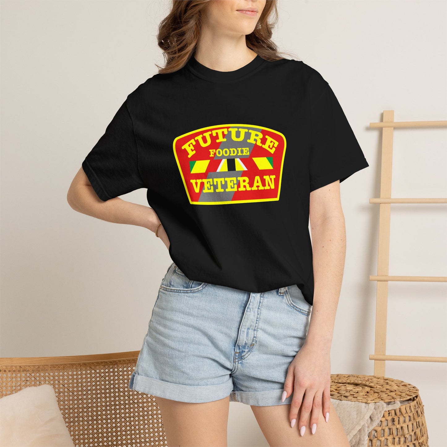 L.O.E.F Future Foodie Veteran Unisex Tee Shirt (Yellow)