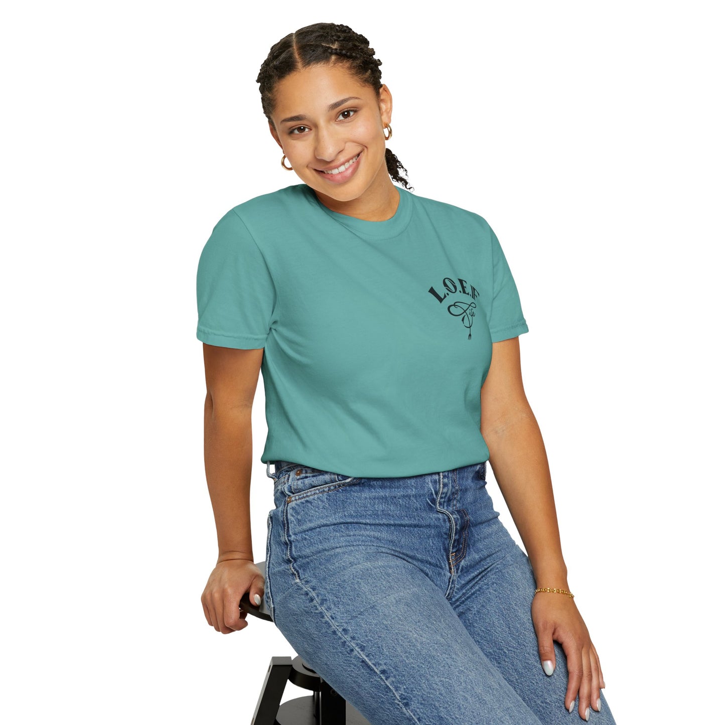 L.O.E.F Foodie 4Life Vegan Unisex Tee Shirt (Neon Yellow)