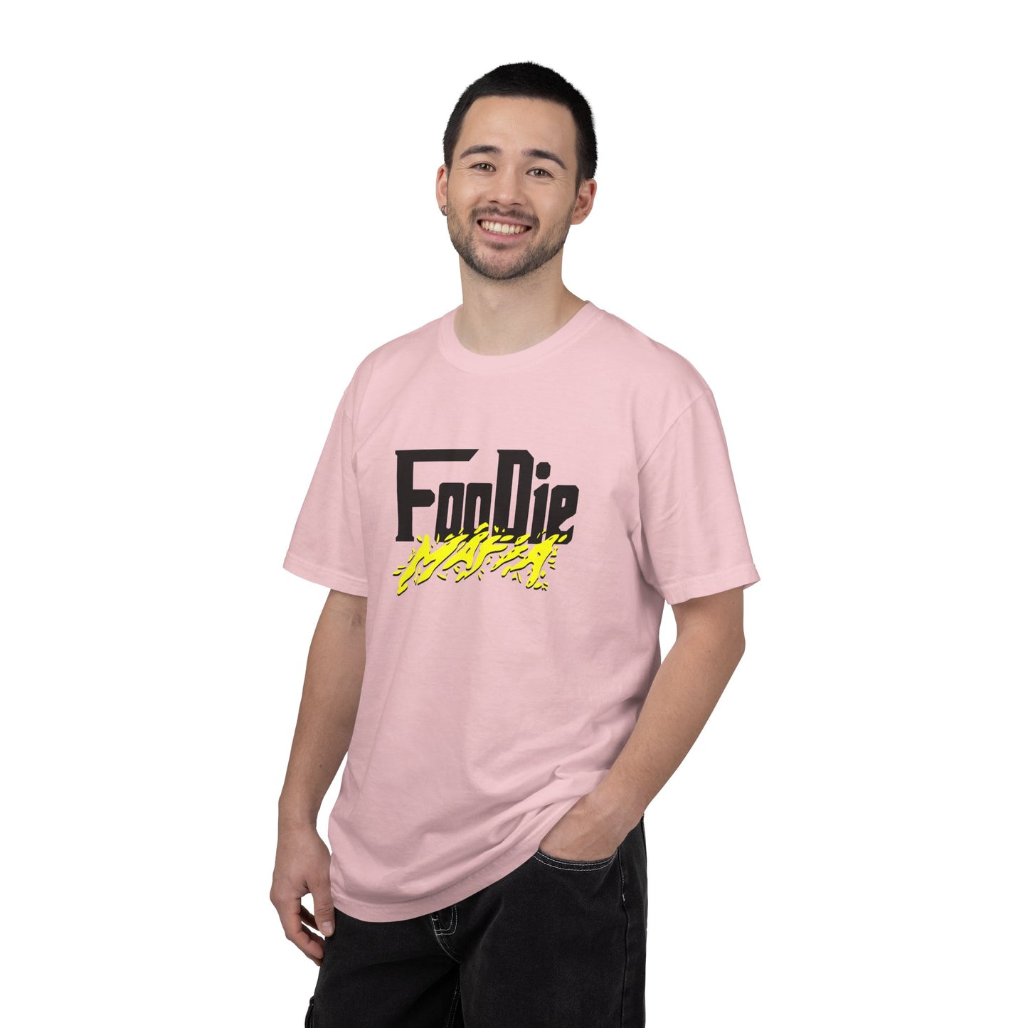 L.O.E.F Foodie Mafia Unisex Tee Shirt (Bright Yellow)