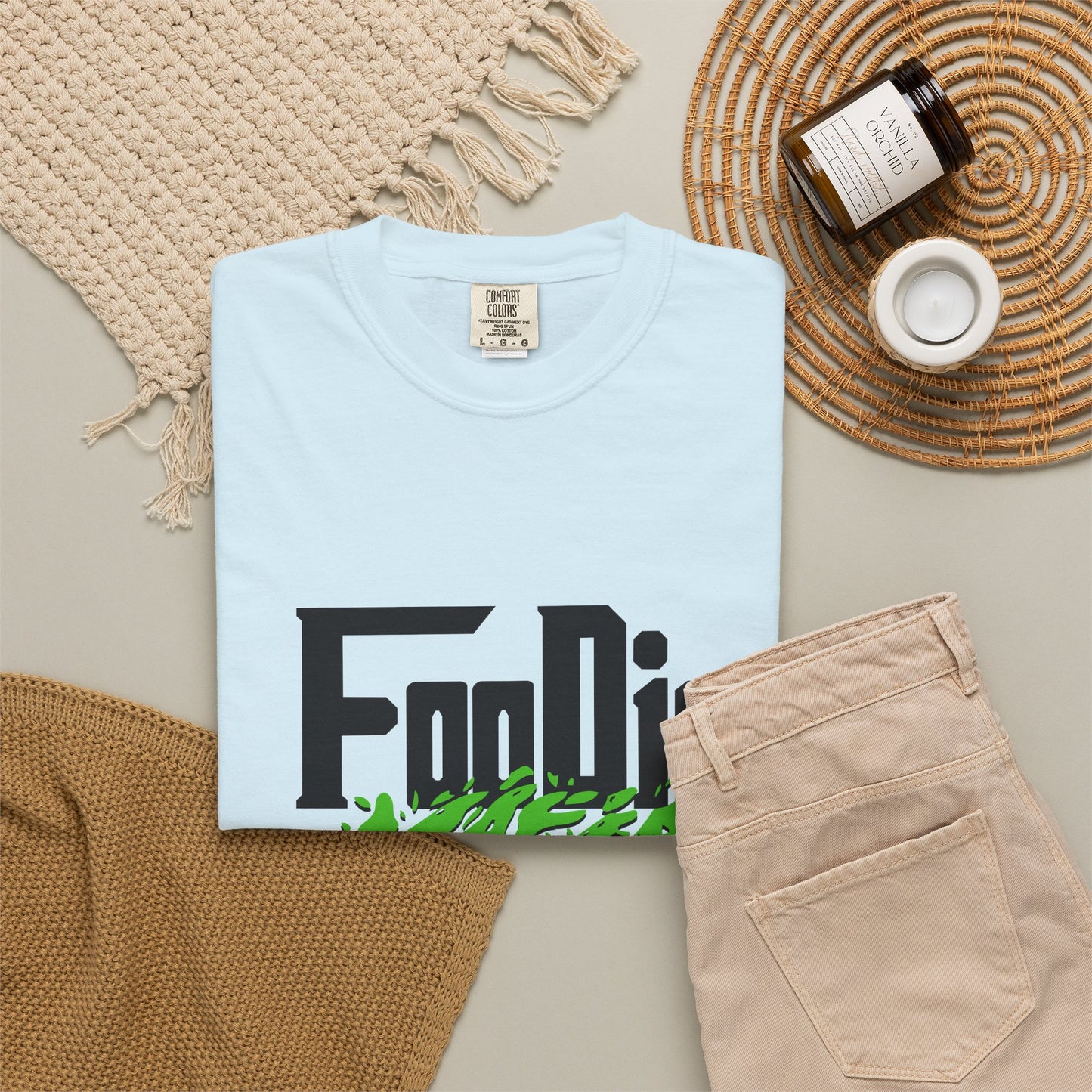 L.O.E.F Foodie Mafia Tee Shirt (Kelly Green)