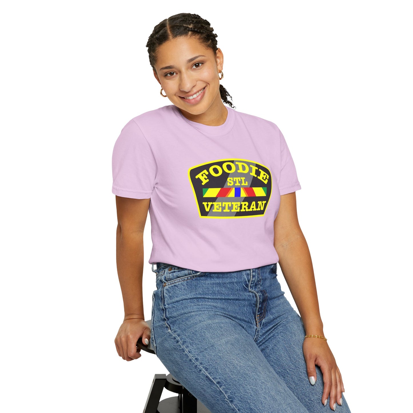 L.O.E.F Foodie Veteran STL Unisex Tee Shirt (Yellow)