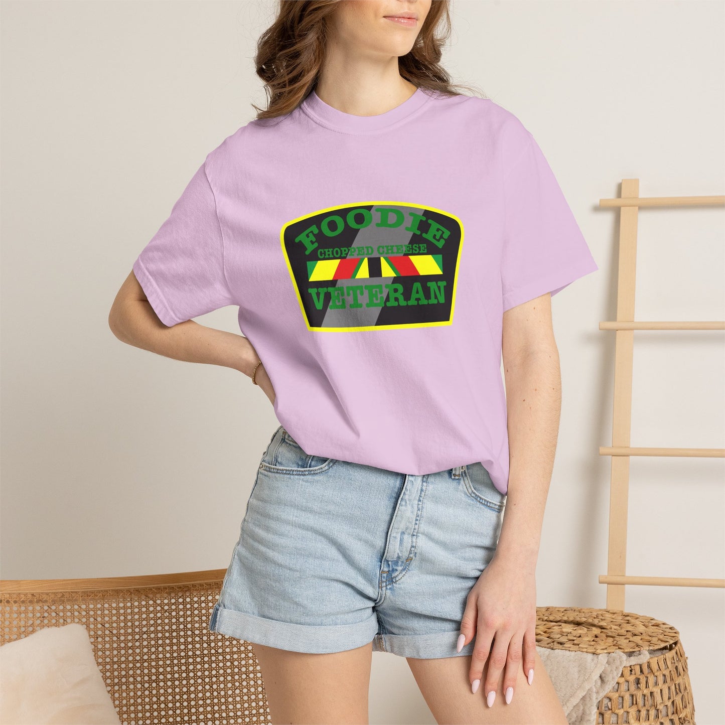 L.O.E.F Foodie Veteran Chopped Cheese Unisex Tee Shirt