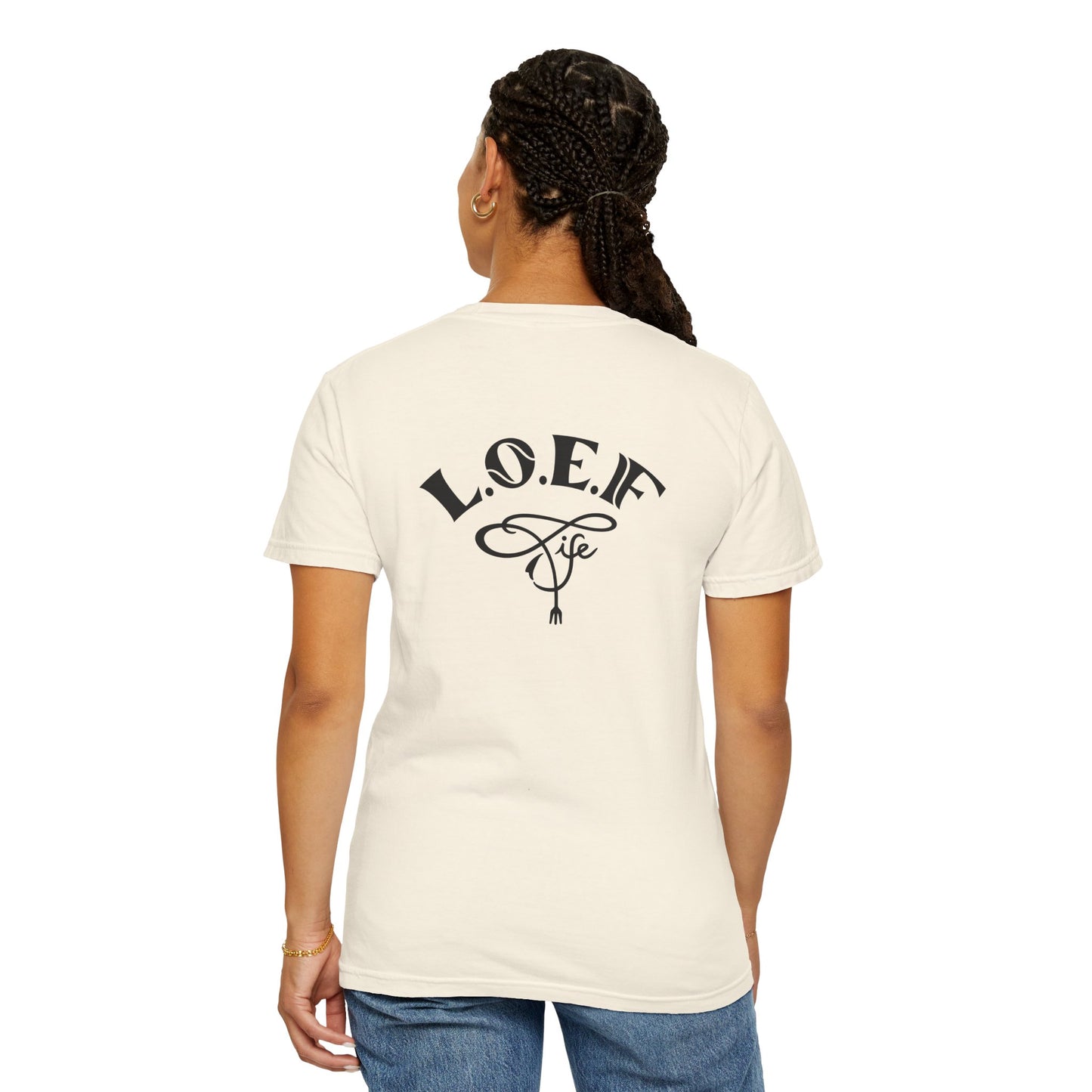 LO.E.F Foodie Unisex Tee Shirt (Bright Purple)