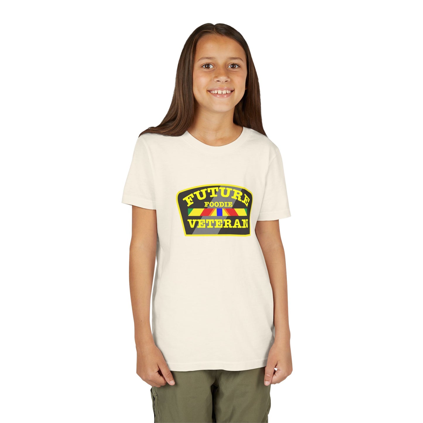 L.O.E.F Future Foodie Veteran Kids Tee Shirt (Yellow)