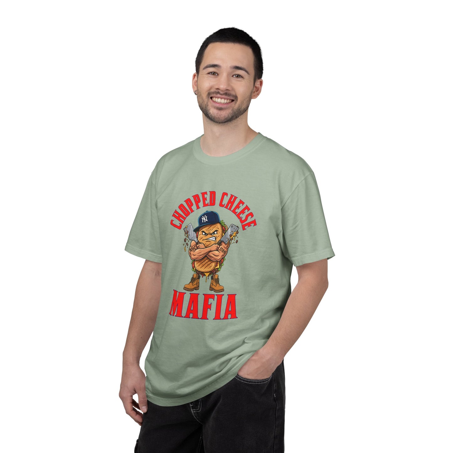 L.O.E.F Mafia Chopped Cheese Unisex Tee Shirt (Red)