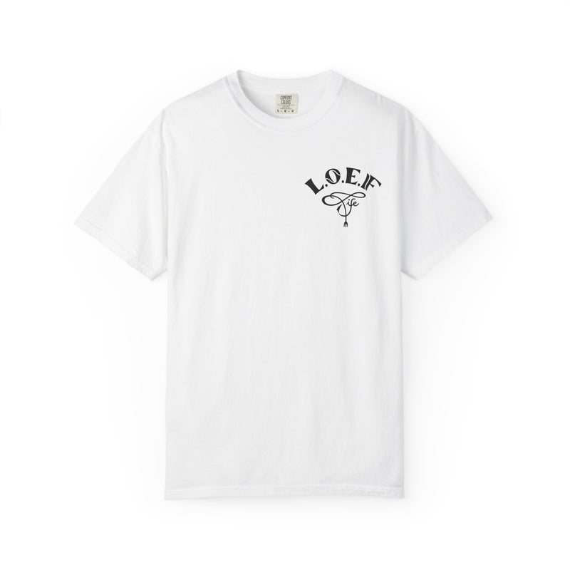 L.O.E.F Foodie 4Life Vegan Unisex Tee Shirt (Sky Blue)