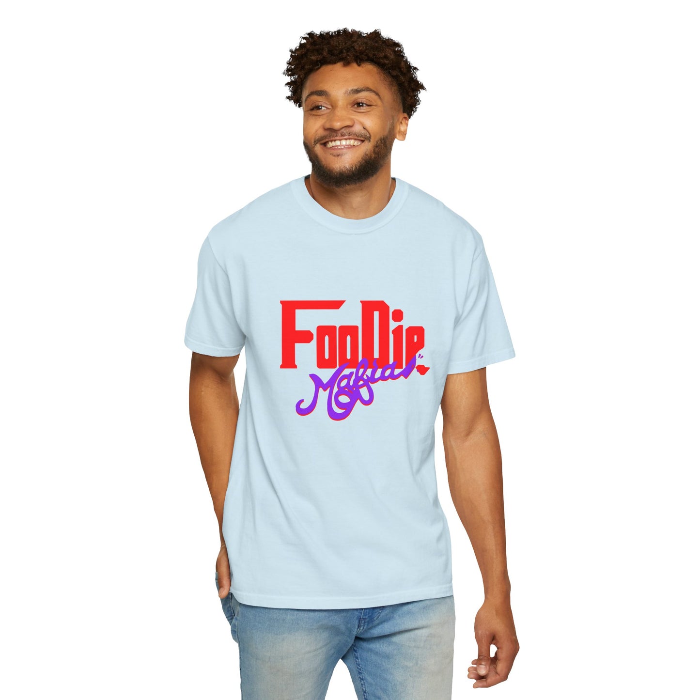L.O.E.F Red Foodie Mafia Unisex Tee Shirt (Purple)