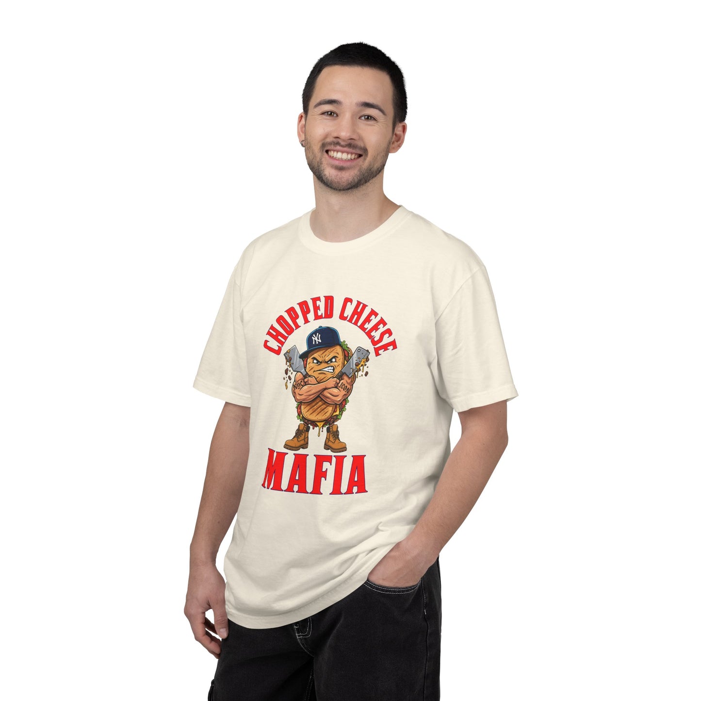 L.O.E.F Mafia Chopped Cheese Unisex Tee Shirt (Red)