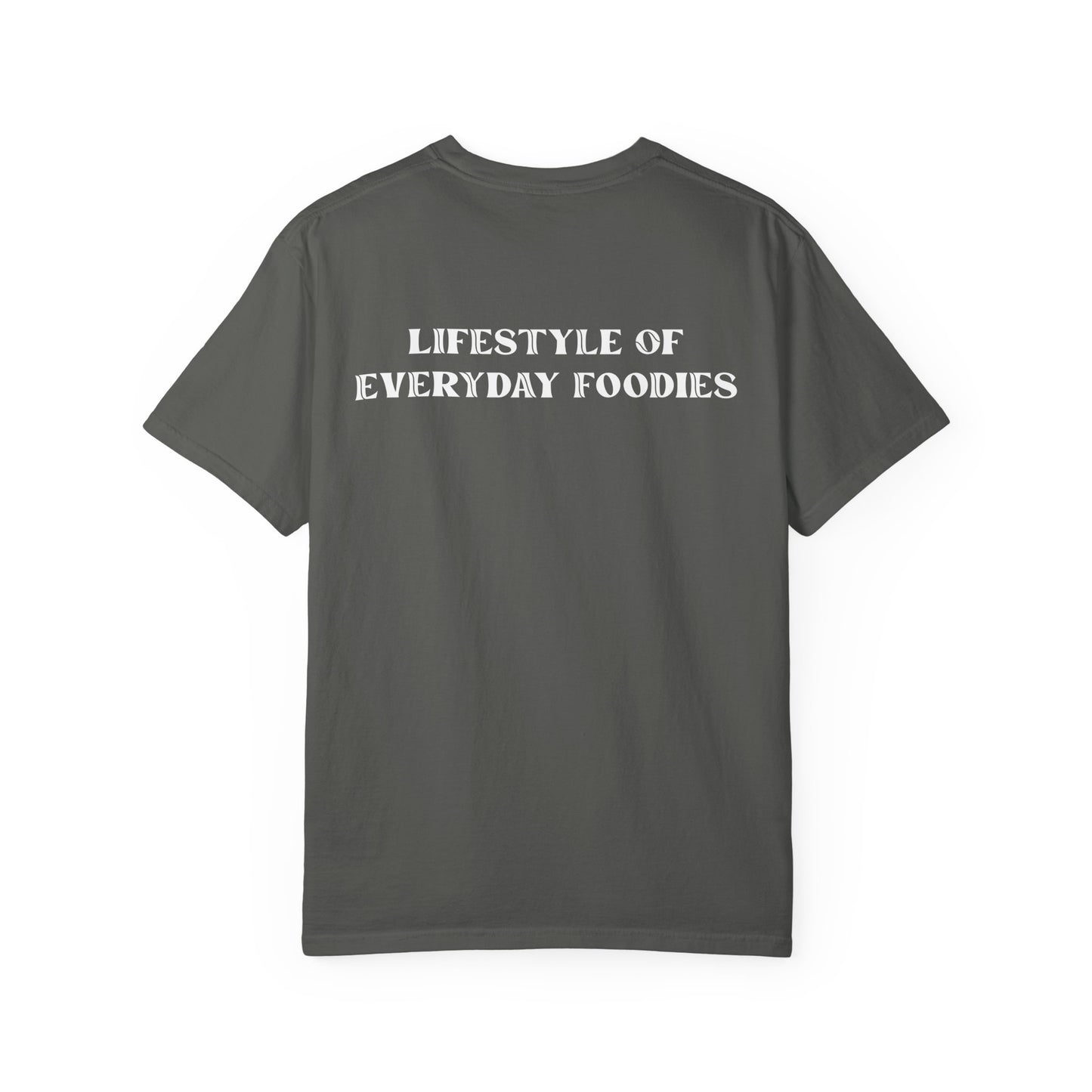 L.O.E.F LIFESTYLE OF EVERYDAY FOODIES Unisex Tee Shirt (White)