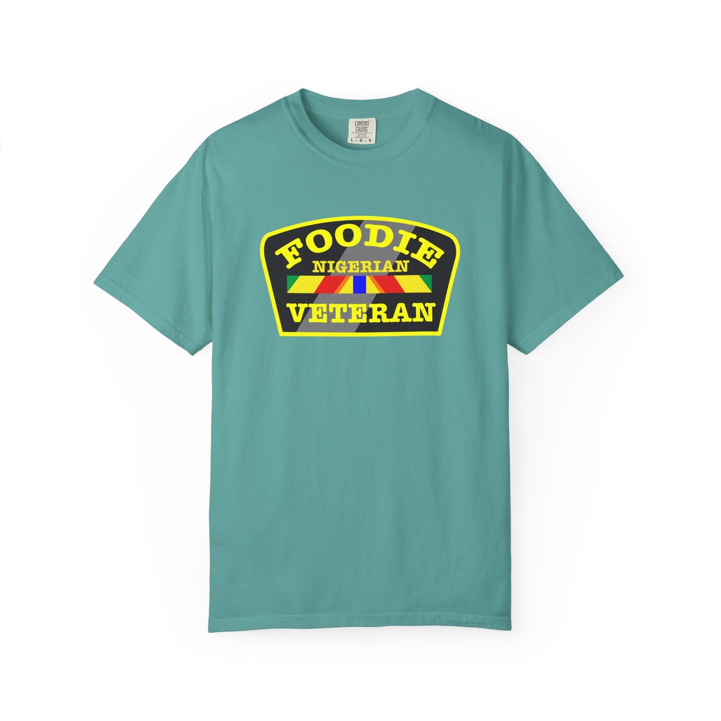 L.O.E.F Foodie Veteran NIGERIAN Unisex Tee Shirt (Yellow)