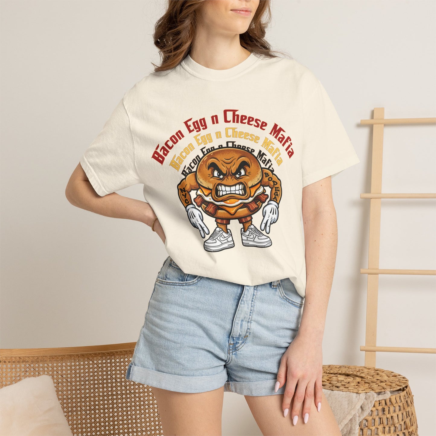 L.O.E.F Bacon Egg n Cheese Mafia Unisex Tee Shirt