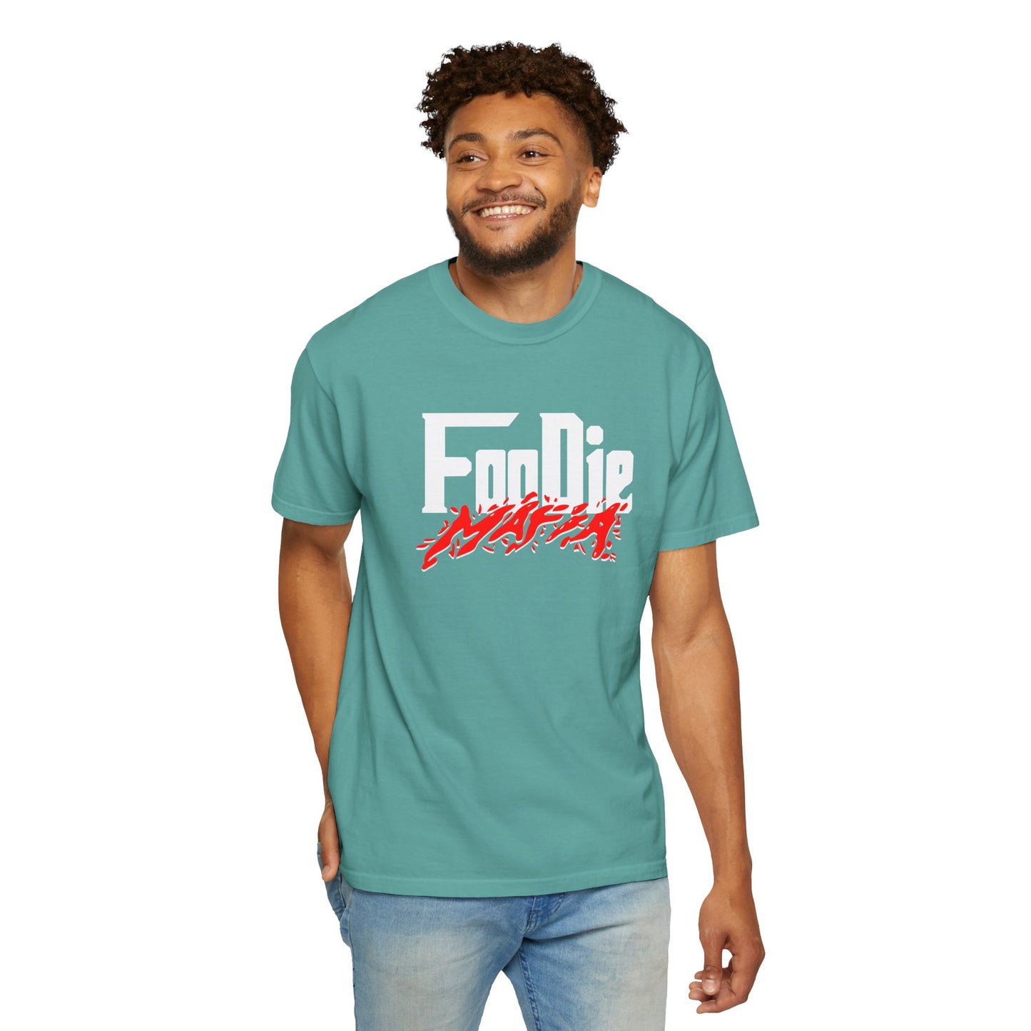 L.O.E.F Foodie Mafia Unisex Tee Shirt  (Red)