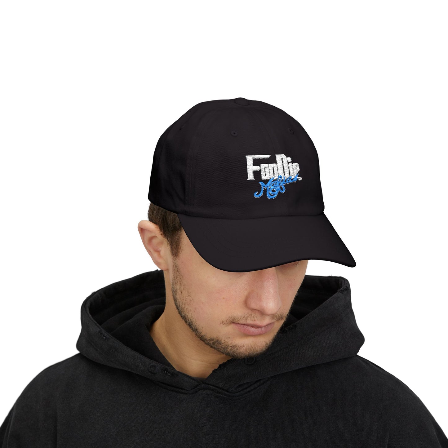L.O.E.F White Foodie Cap (Sky Blue)