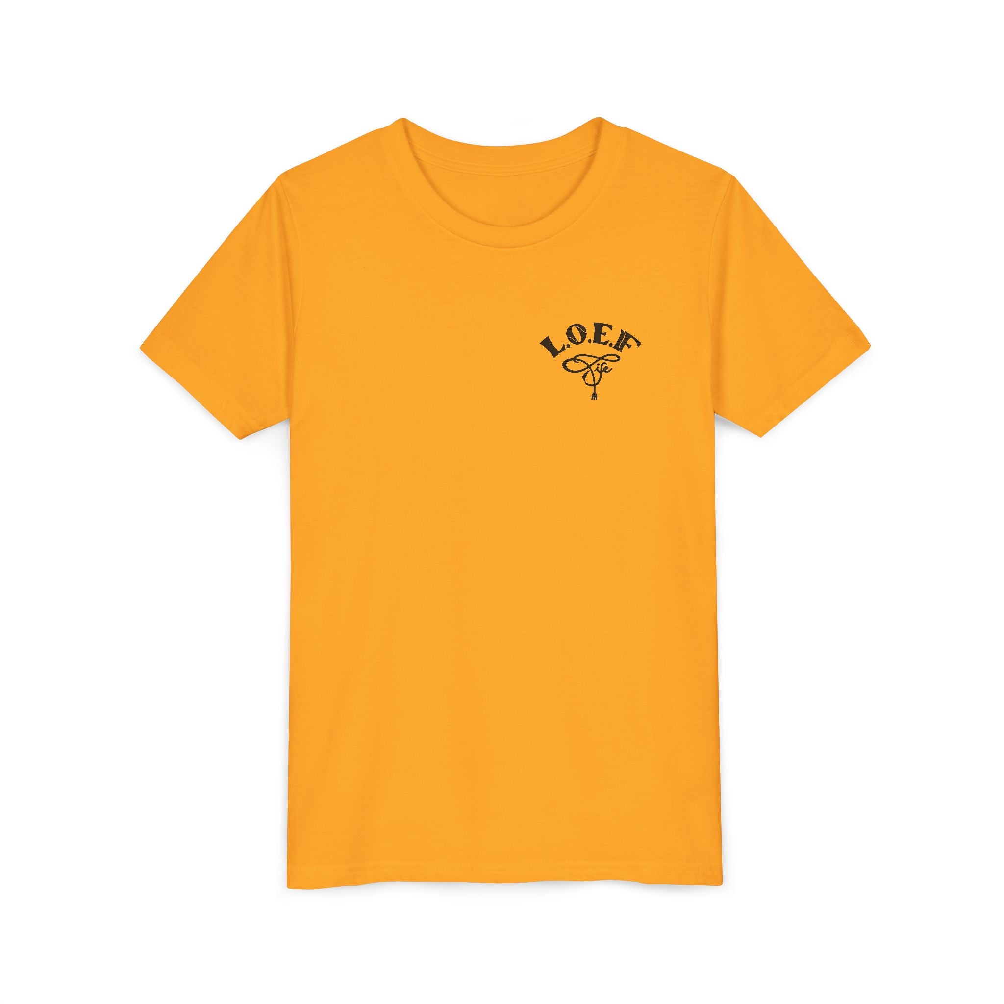 L.O.E.F Foodie 4Life Young Short Sleeve Tee (Black)