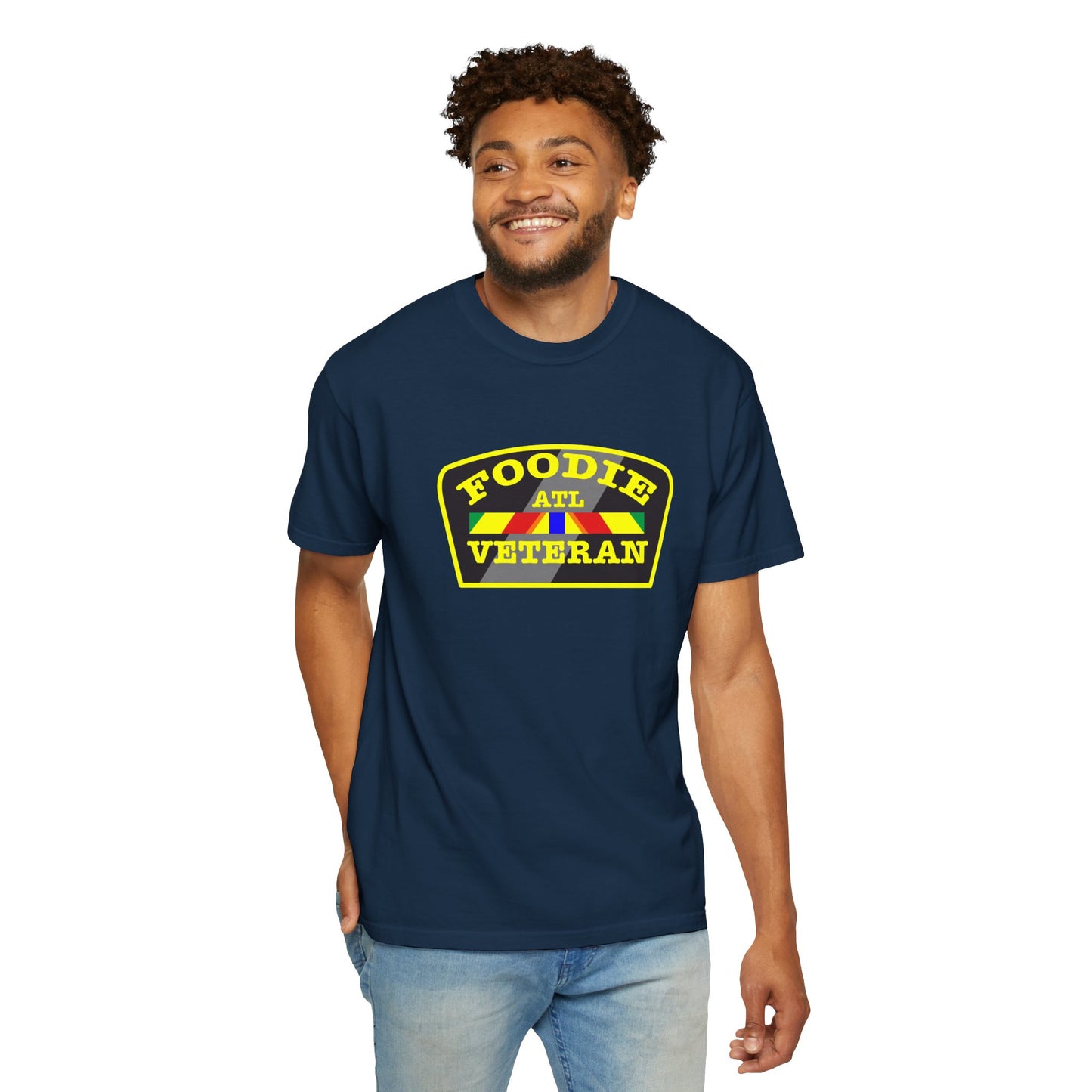 L.O.E.F Foodie Veteran ATL Unisex Tee Shirt (Yellow)