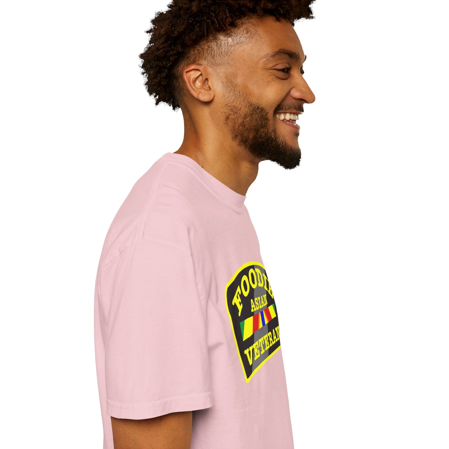 L.O.E.F Foodie Veteran ASIAN Unisex Tee Shirt (Yellow)