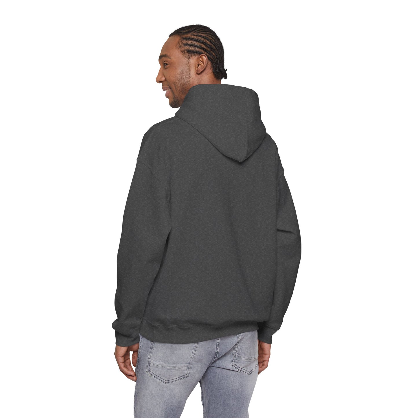 L.O.E.F ITIS Unisex Hooded Sweatshirt (White and Black)