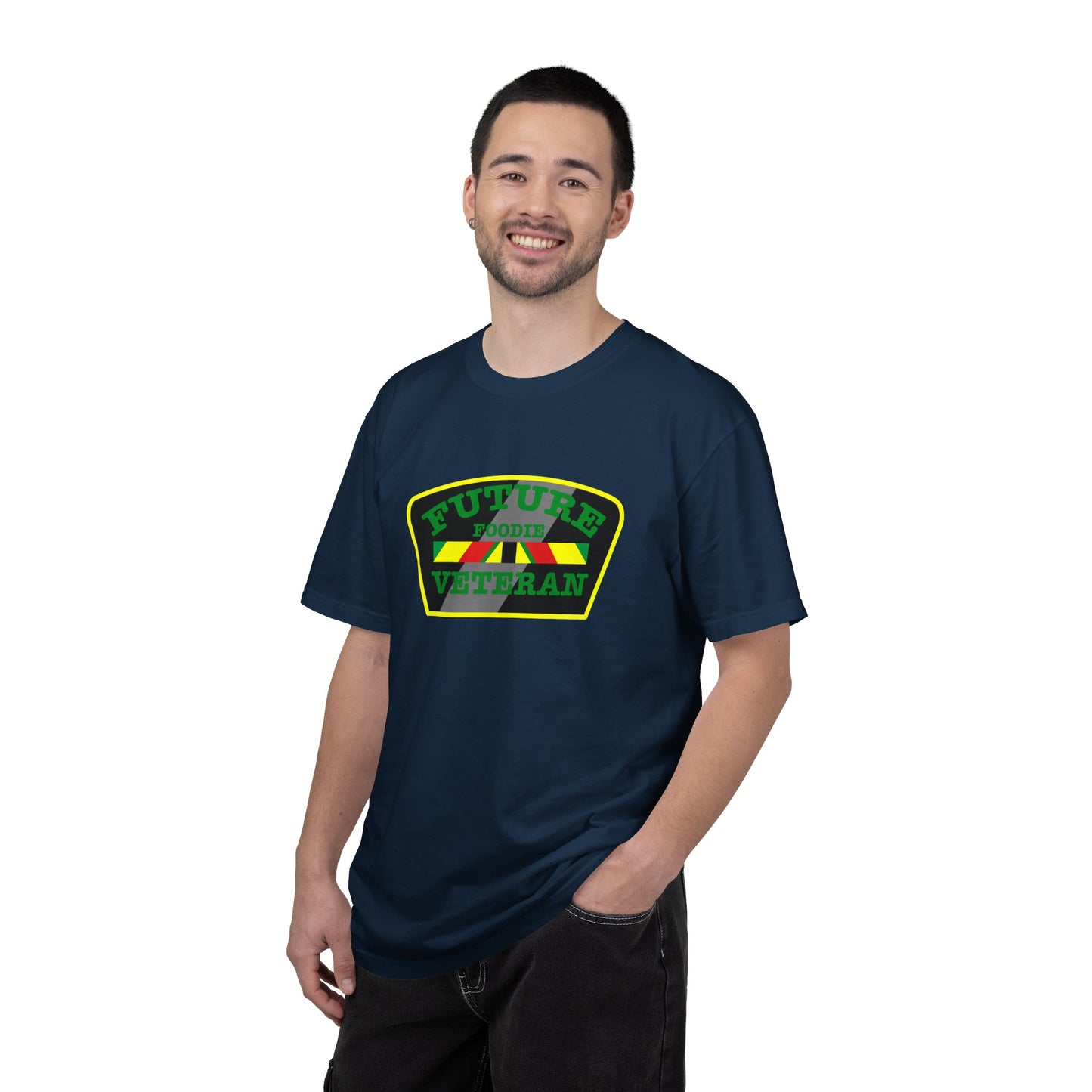 L.O.E.F Future Foodie Veteran Unisex Tee Shirt (Green)