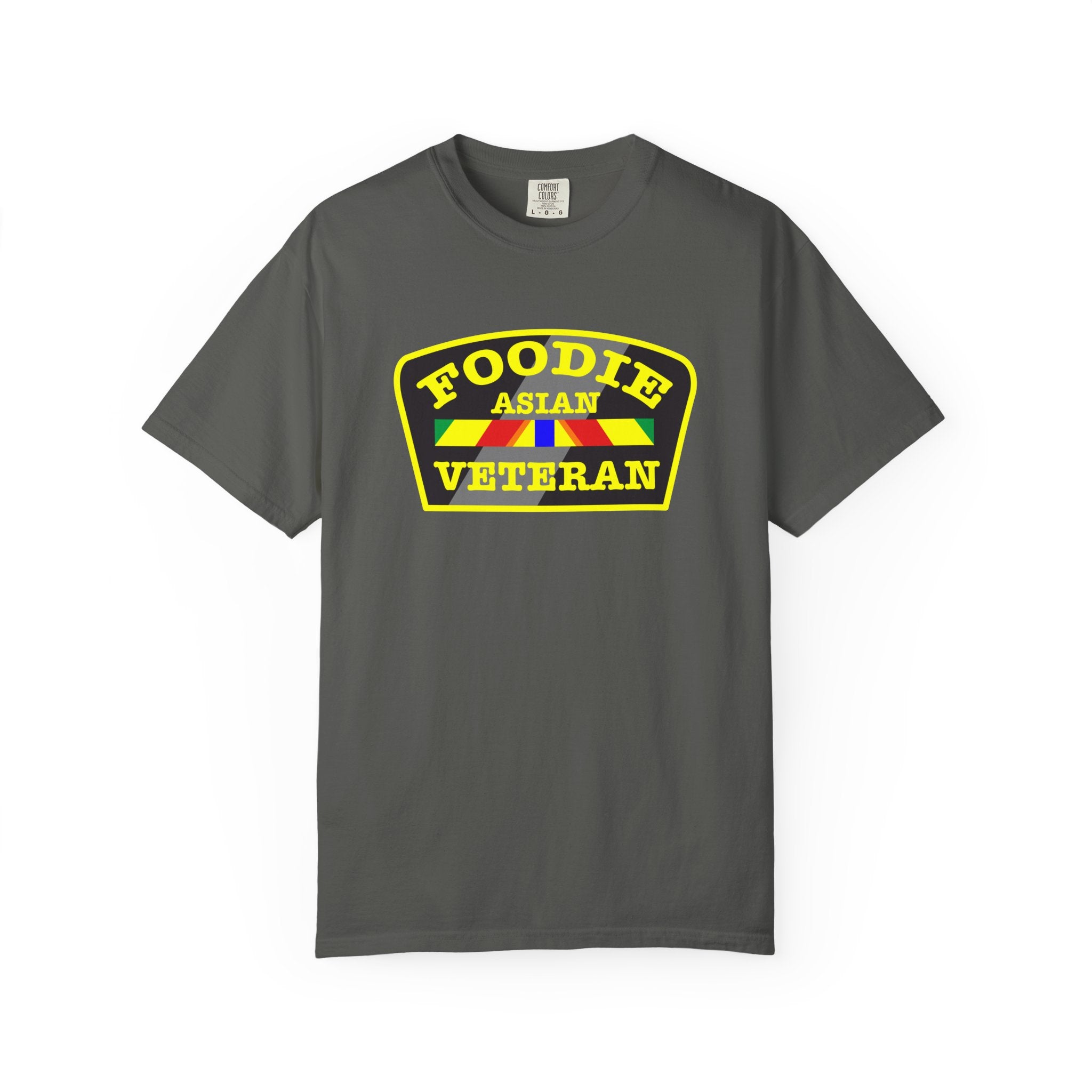 L.O.E.F Foodie Veteran ASIAN Unisex Tee Shirt (Yellow)