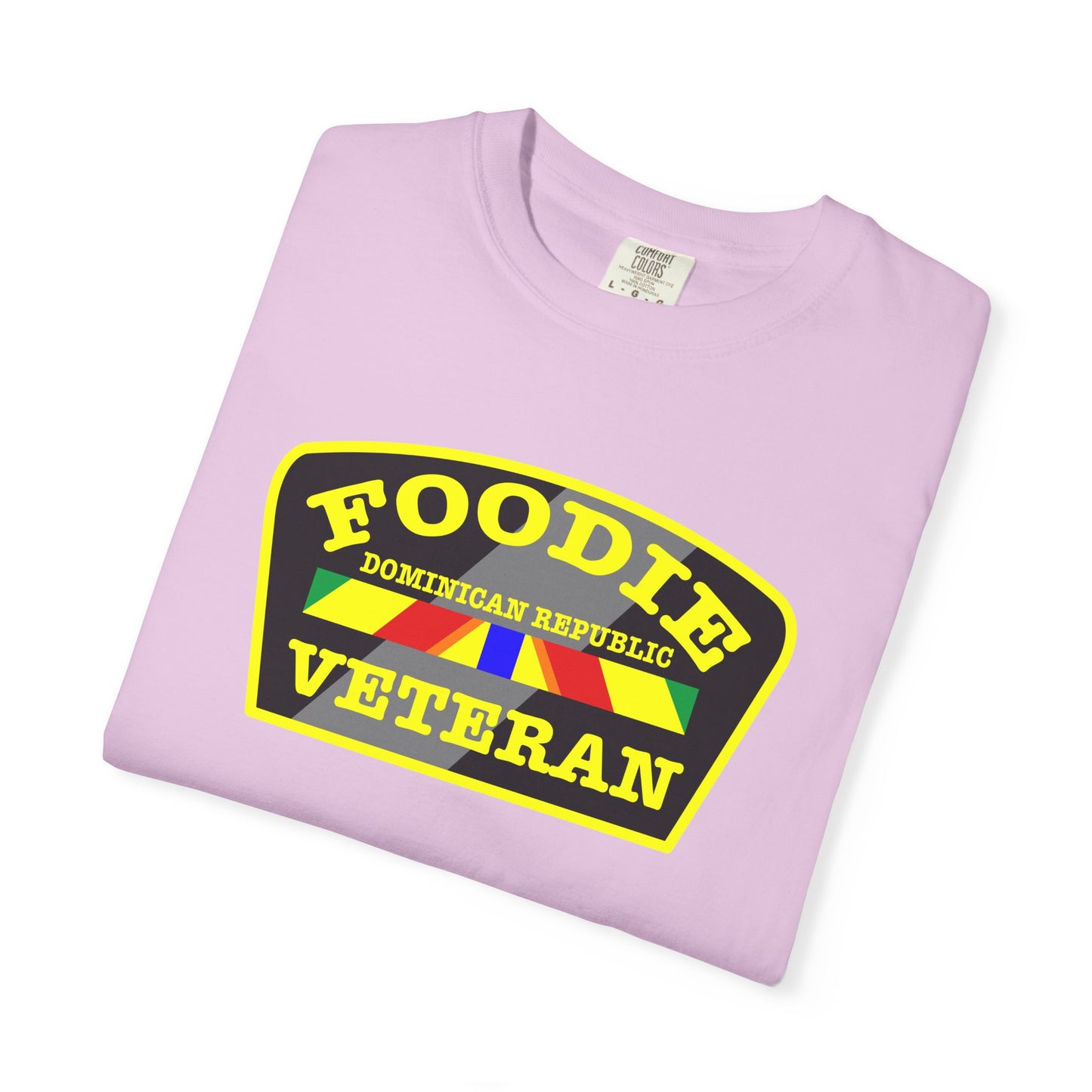 L.O.E.F Foodie Veteran DOMINICAN REPUBLIC Unisex Tee Shirt (Yellow)