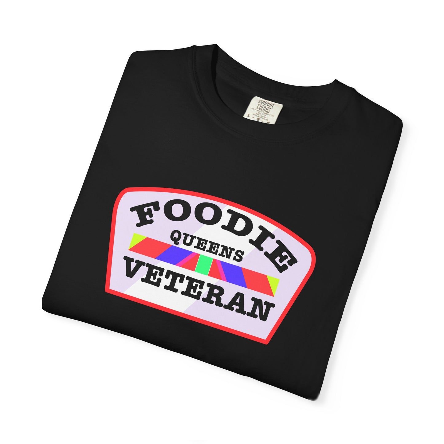 L.O.E.F Foodie Veteran QUEENS Unisex Tee Shirt (Soft Pink)