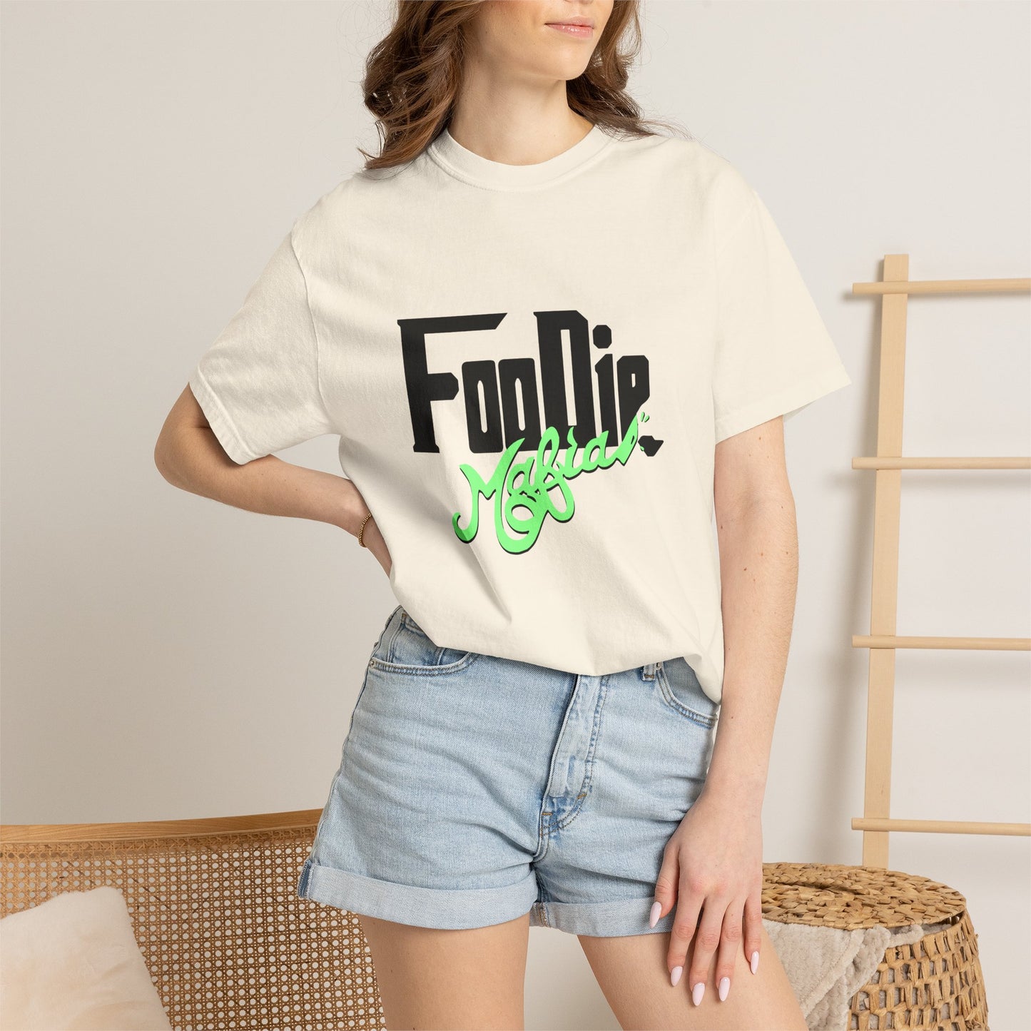 L.O.E.F Foodie Mafia Unisex Tee shirt (Mint Green)