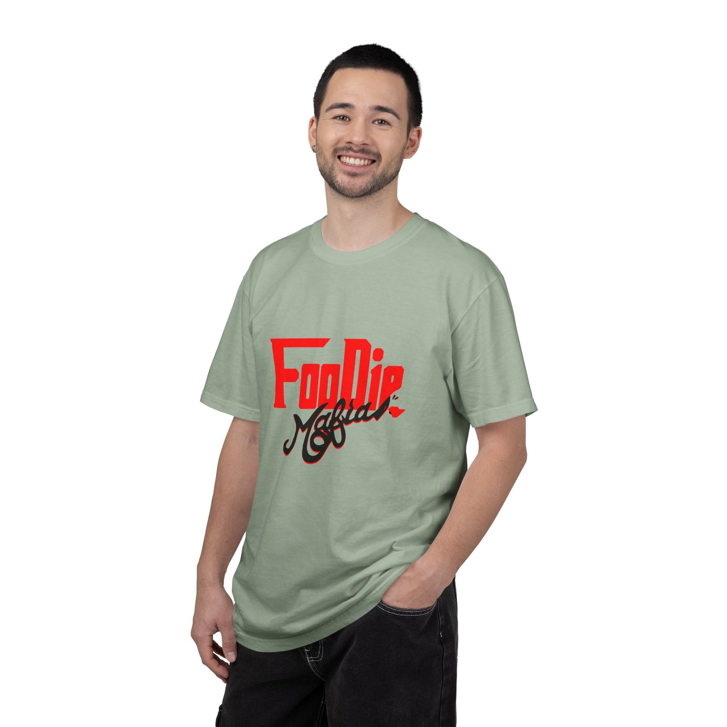 L.O.E.F Red Foodie Mafia Unisex Tee shirt (Black)