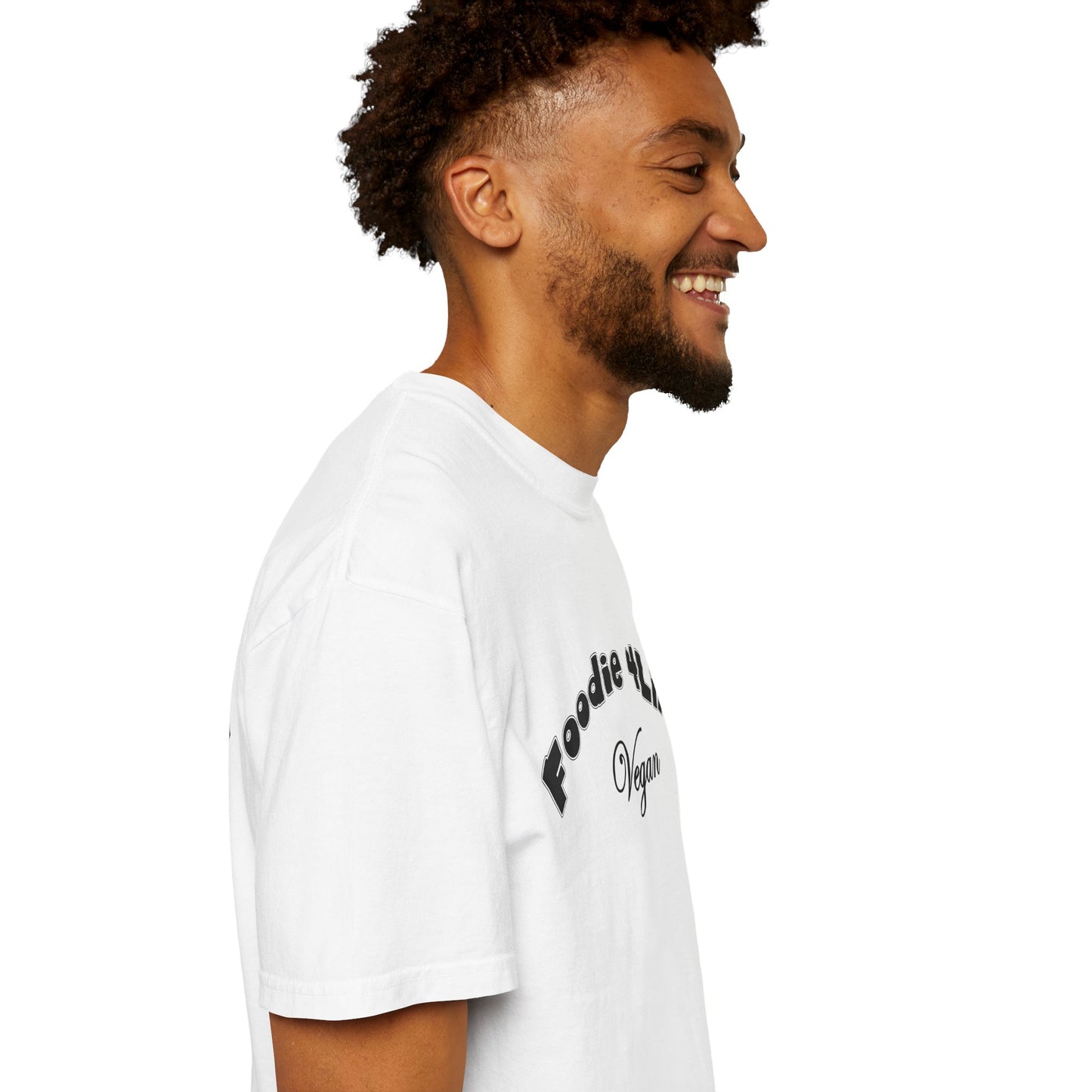 L.O.E.F Foodie 4Life Vegan Unisex Tee Shirt (Black)